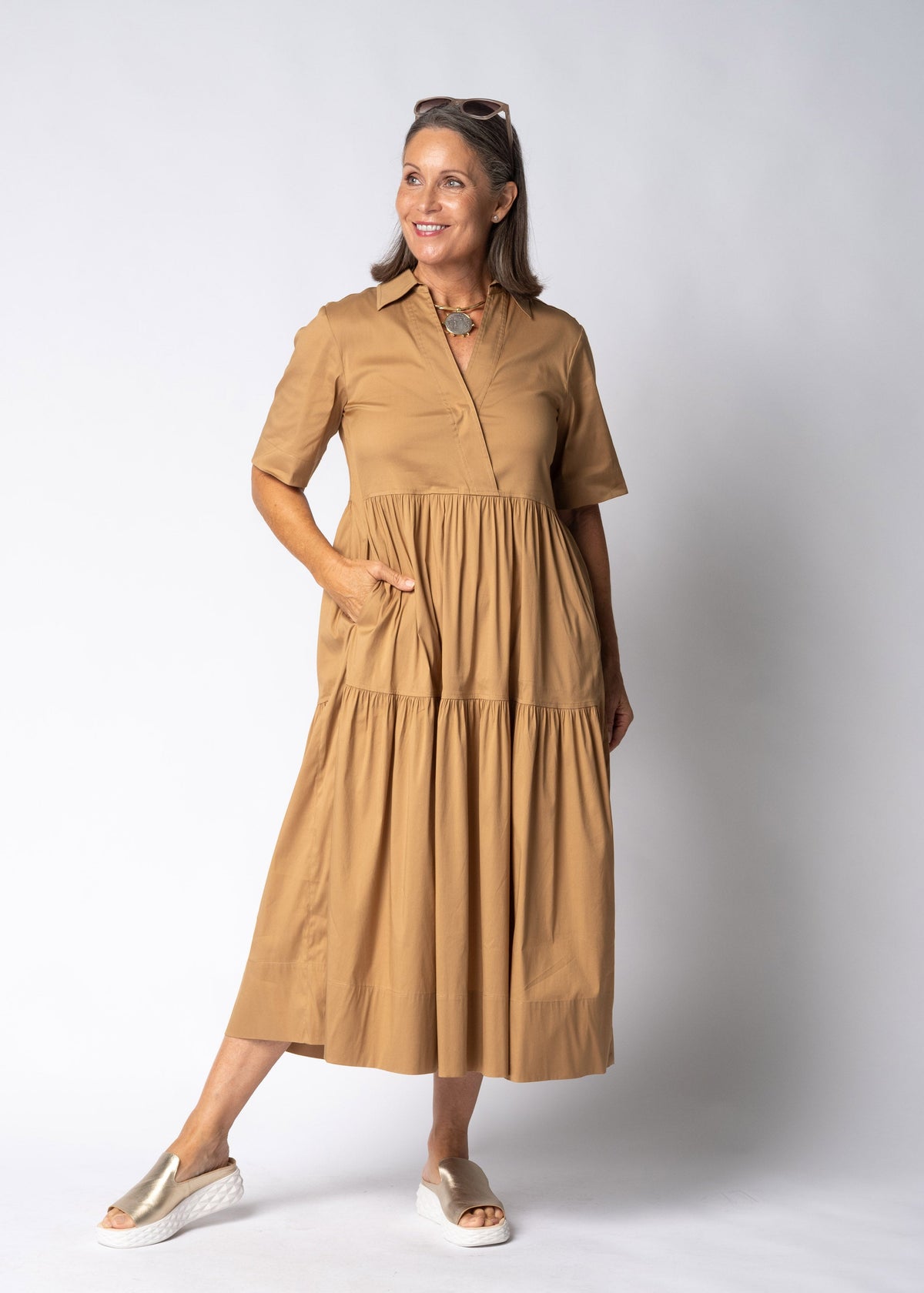 Nerina Dress in Desert