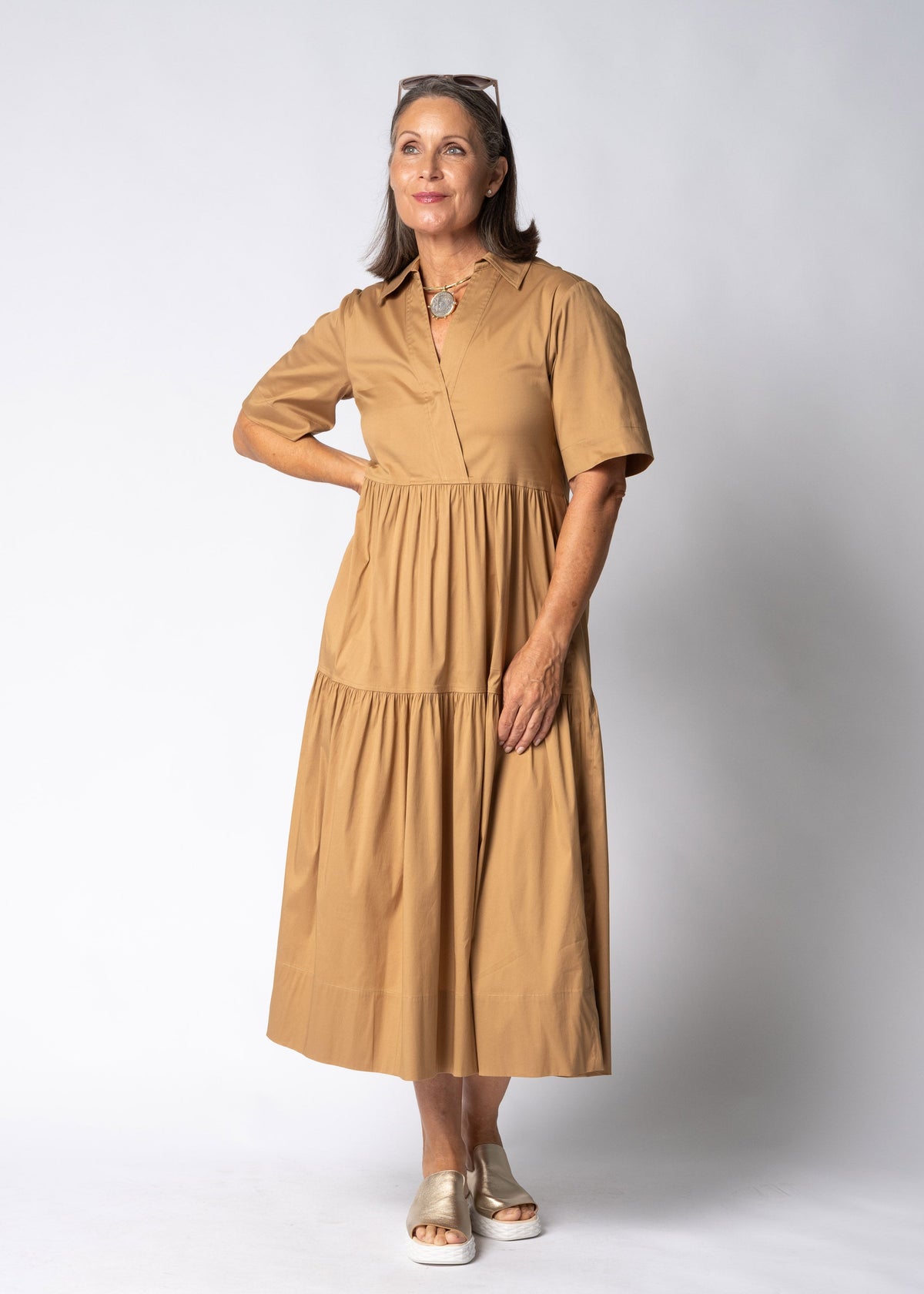 Nerina Dress in Desert