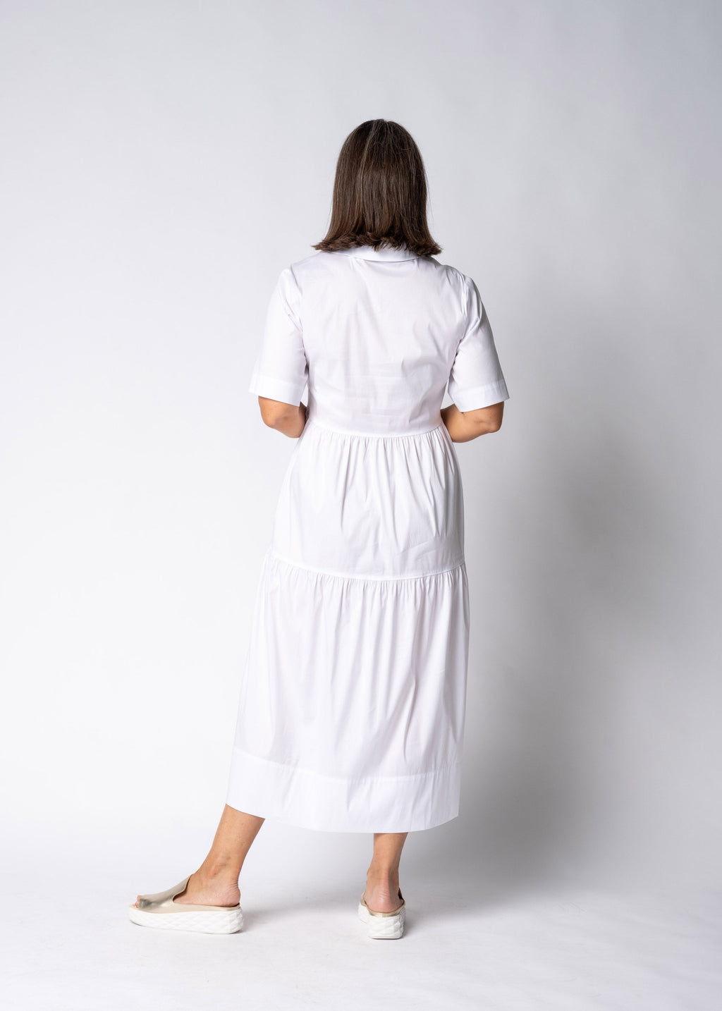 Nerina Dress in White