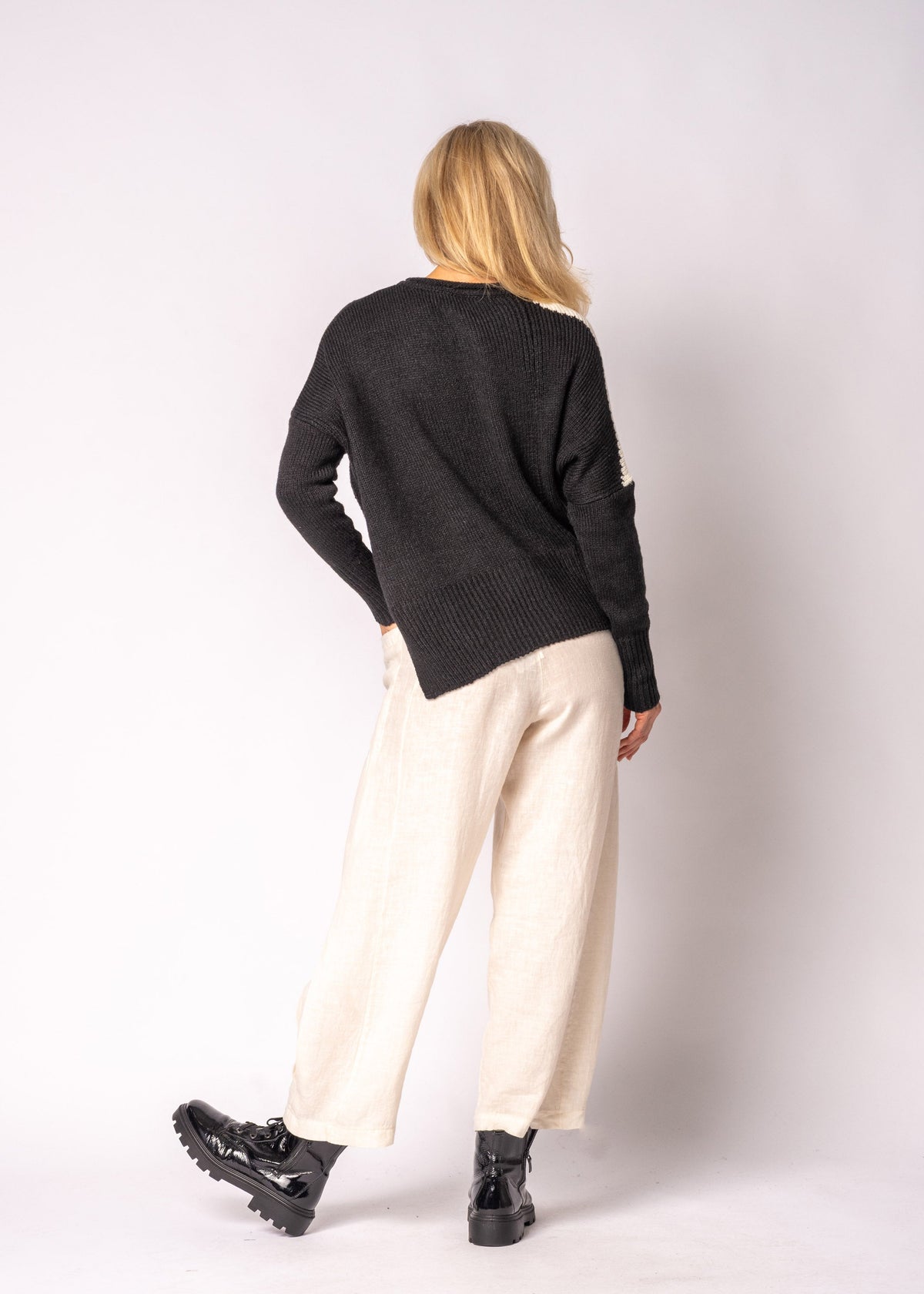 Aleria Knit Top in Onyx