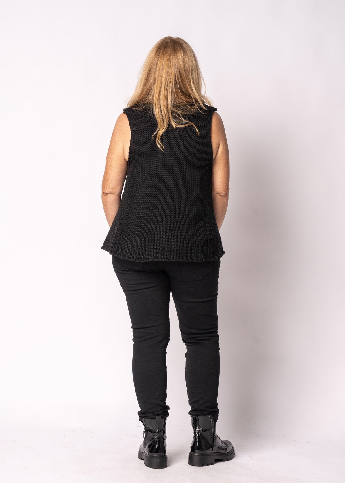Cassara Knit Top in Onyx