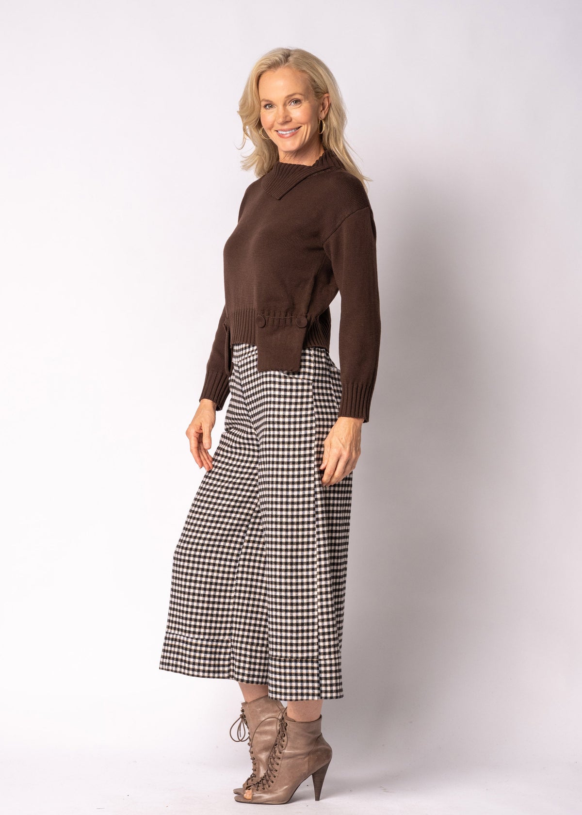 Sorella Knit Top in Chocolate Truffle