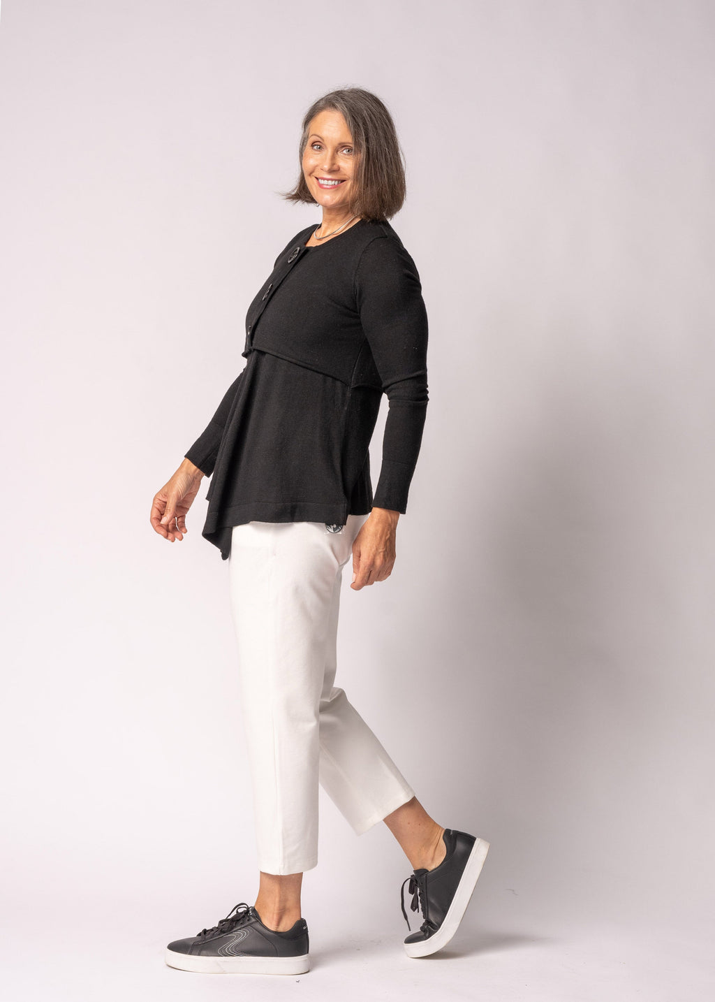 Marilla Knit Top in Onyx
