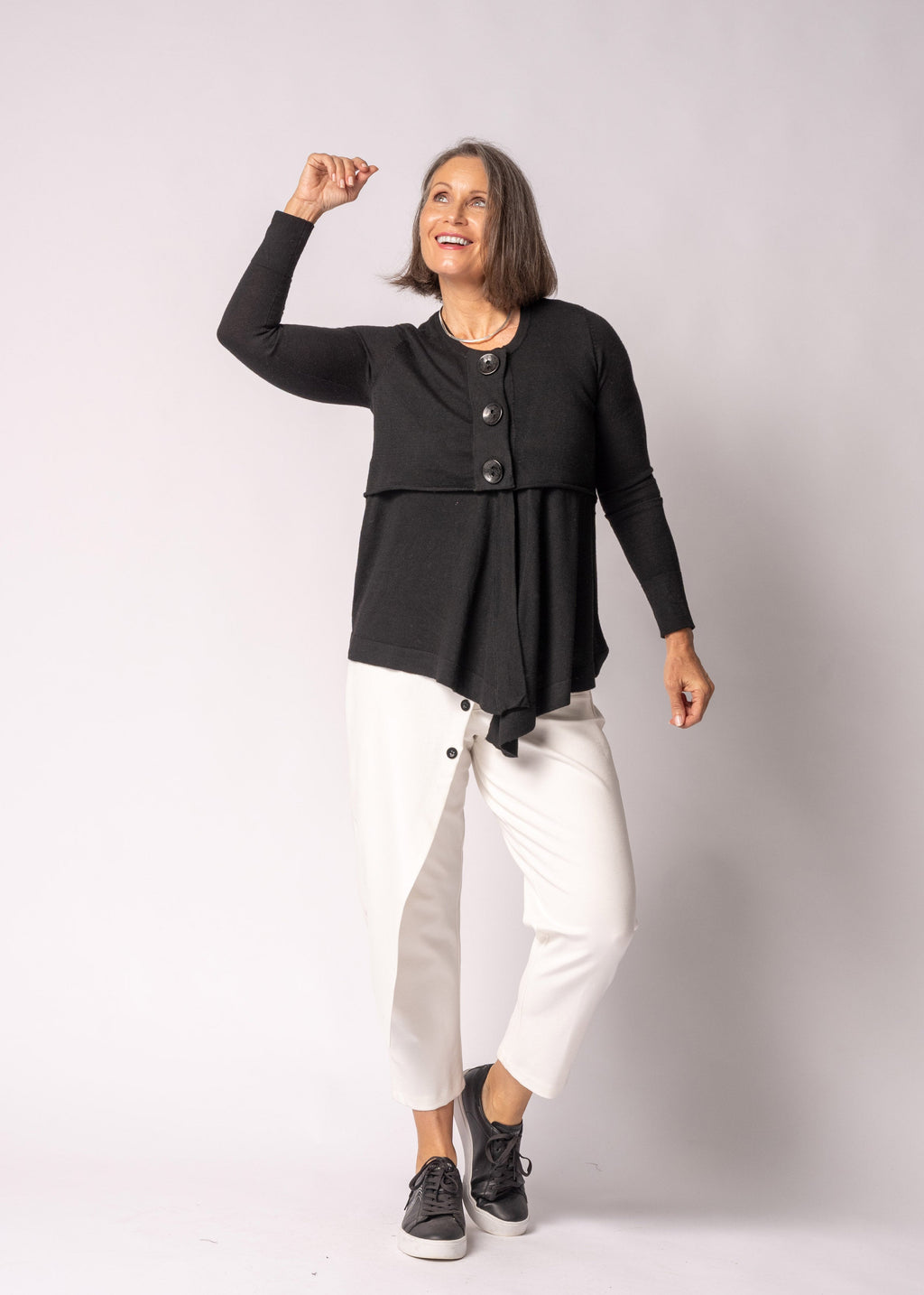 Marilla Knit Top in Onyx
