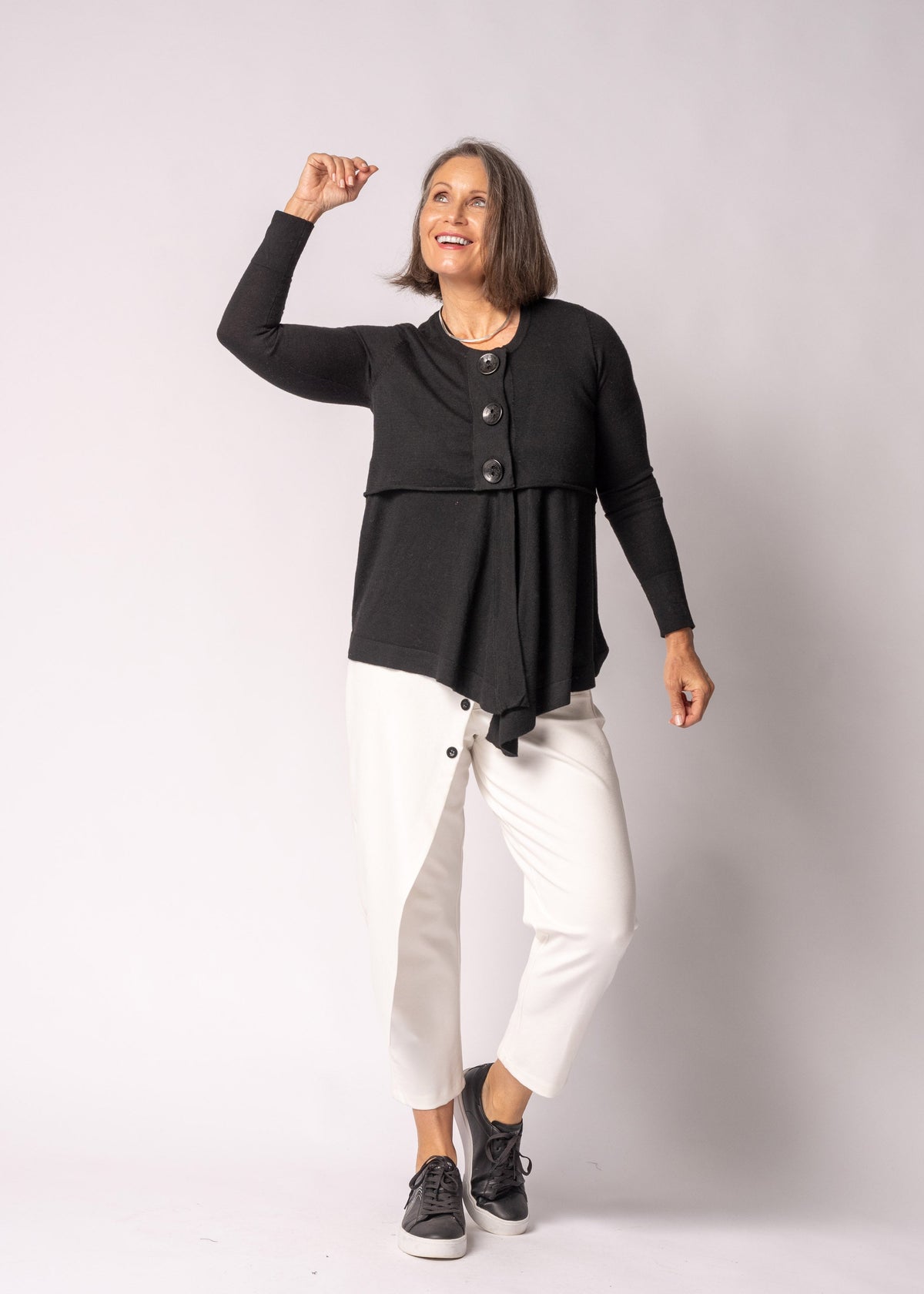 Marilla Knit Top in Onyx