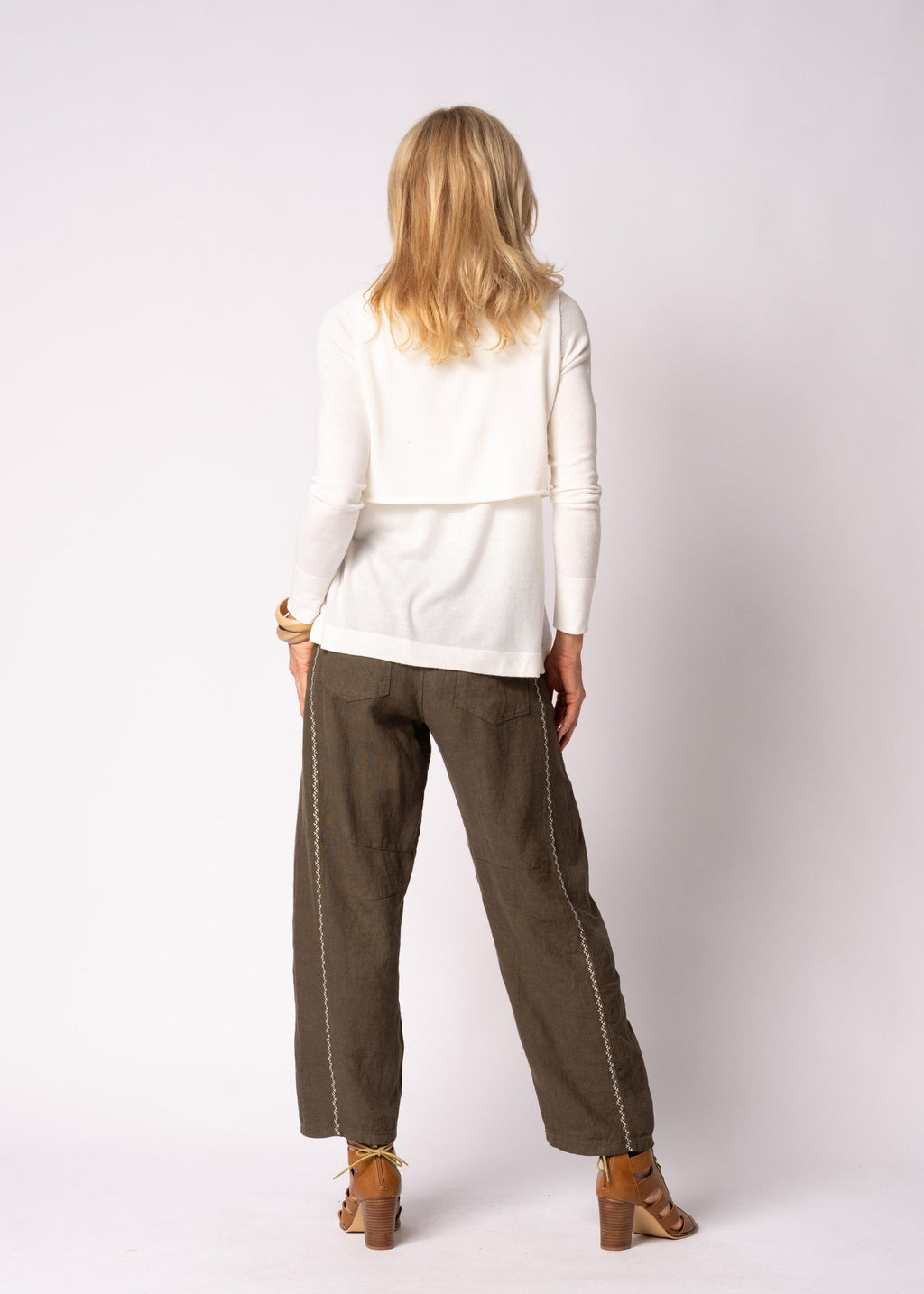 Marilla Knit Top in Cream