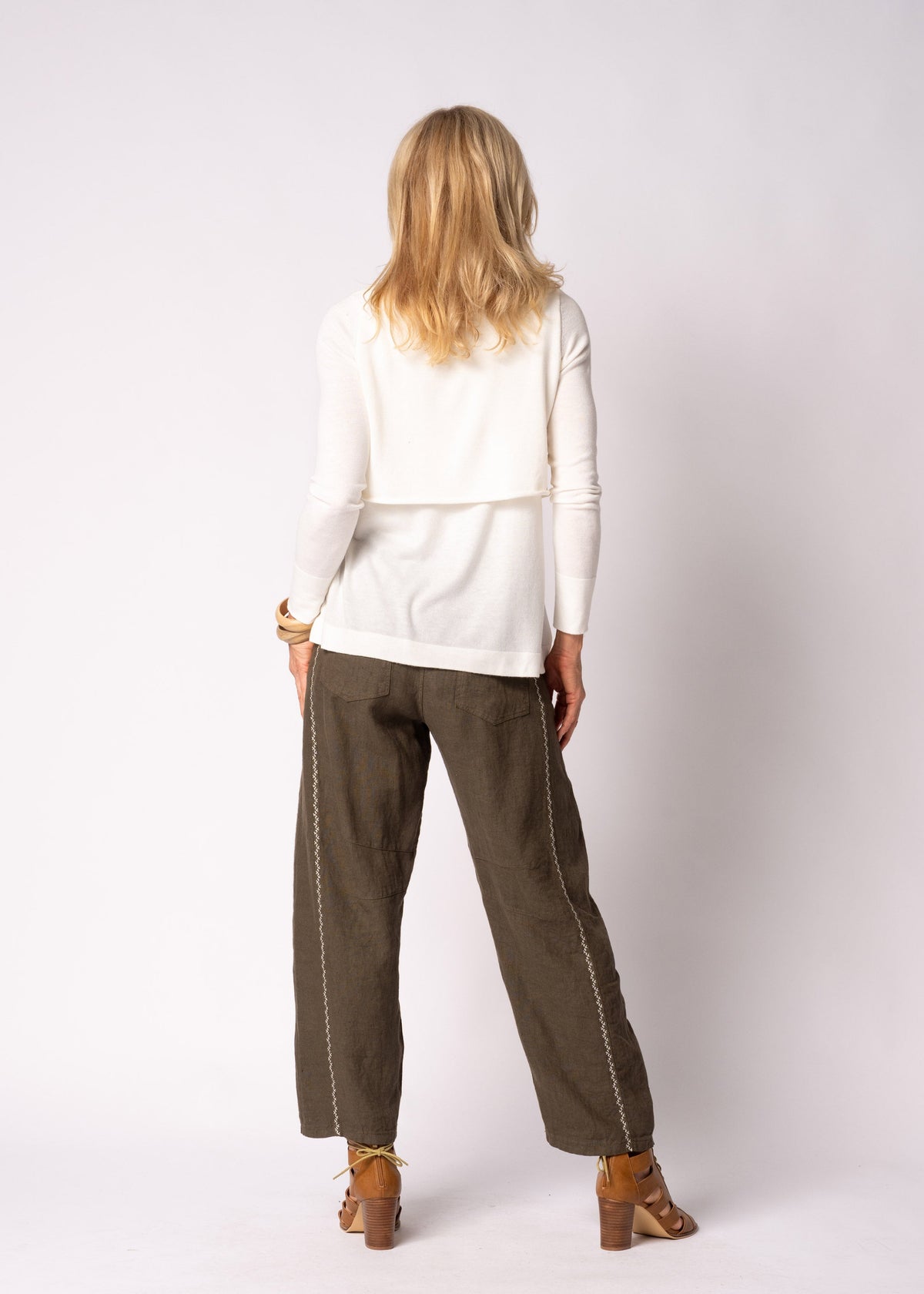 Marilla Knit Top in Cream