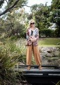 Olenna Linen Pants in Sahara Sand