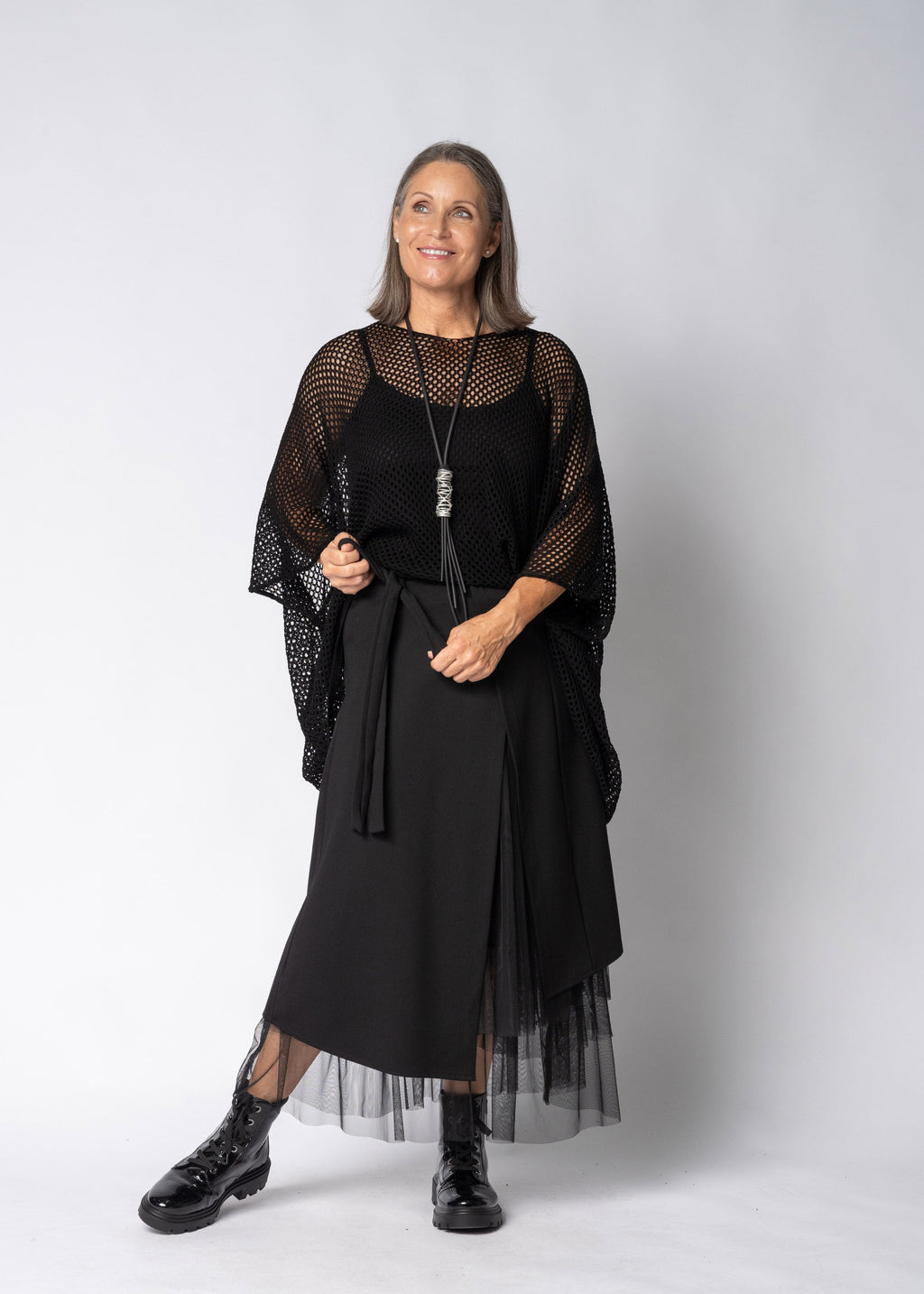 Mellie Knit Top in Onyx