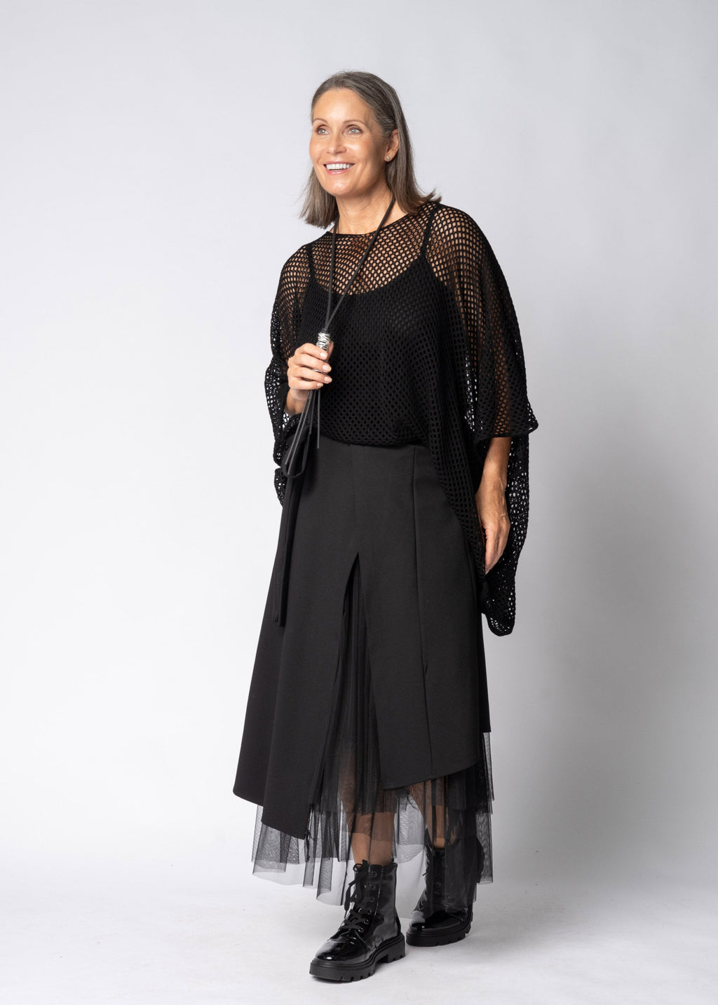 Mellie Knit Top in Onyx