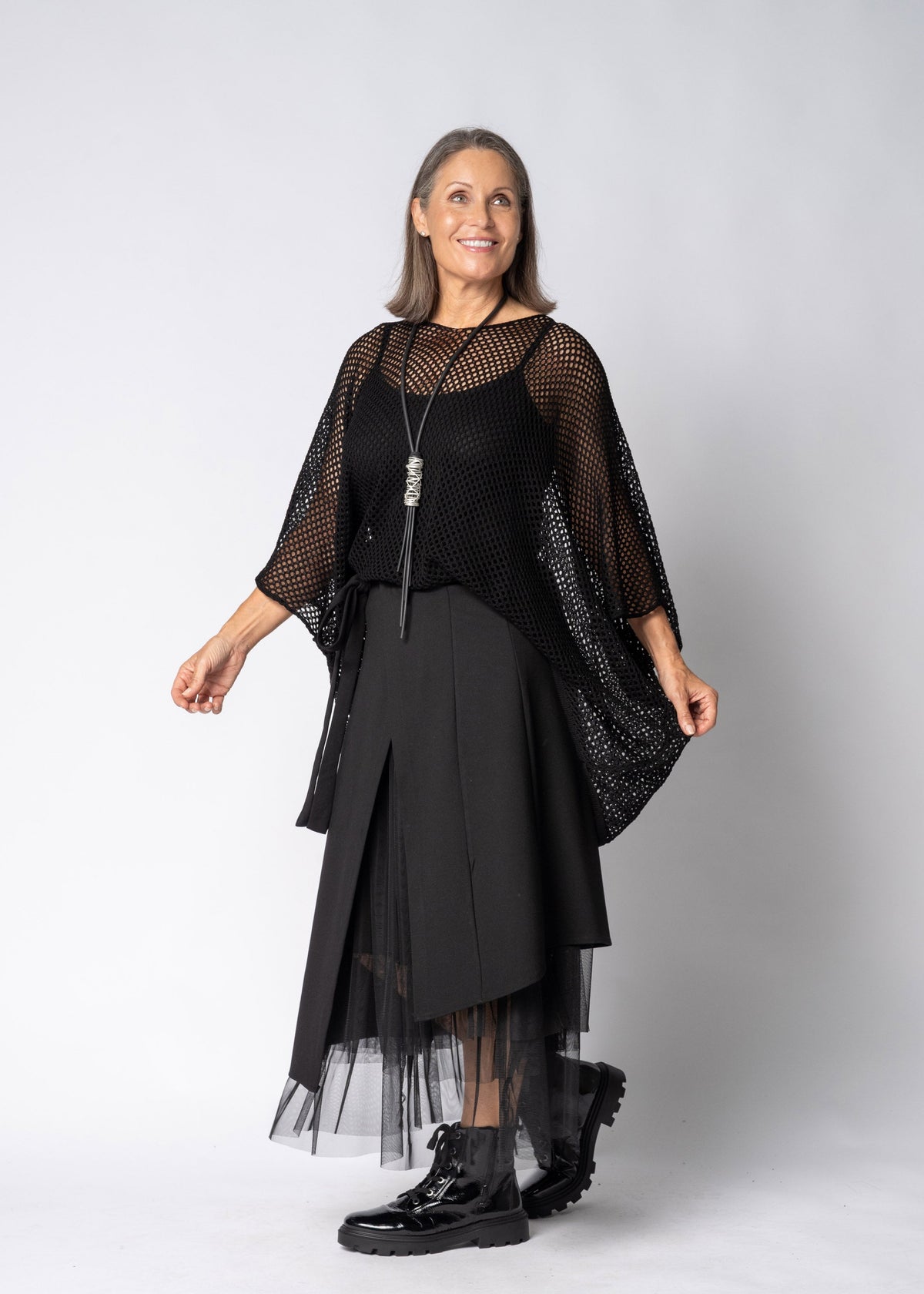 Mellie Knit Top in Onyx