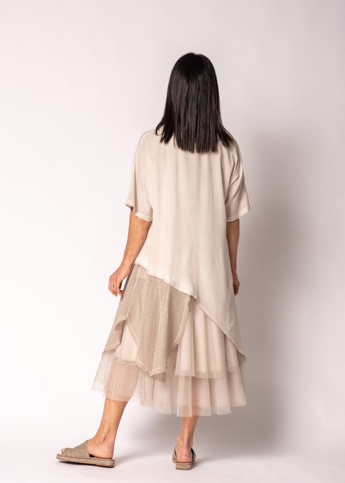 Solina Top in Antique Beige