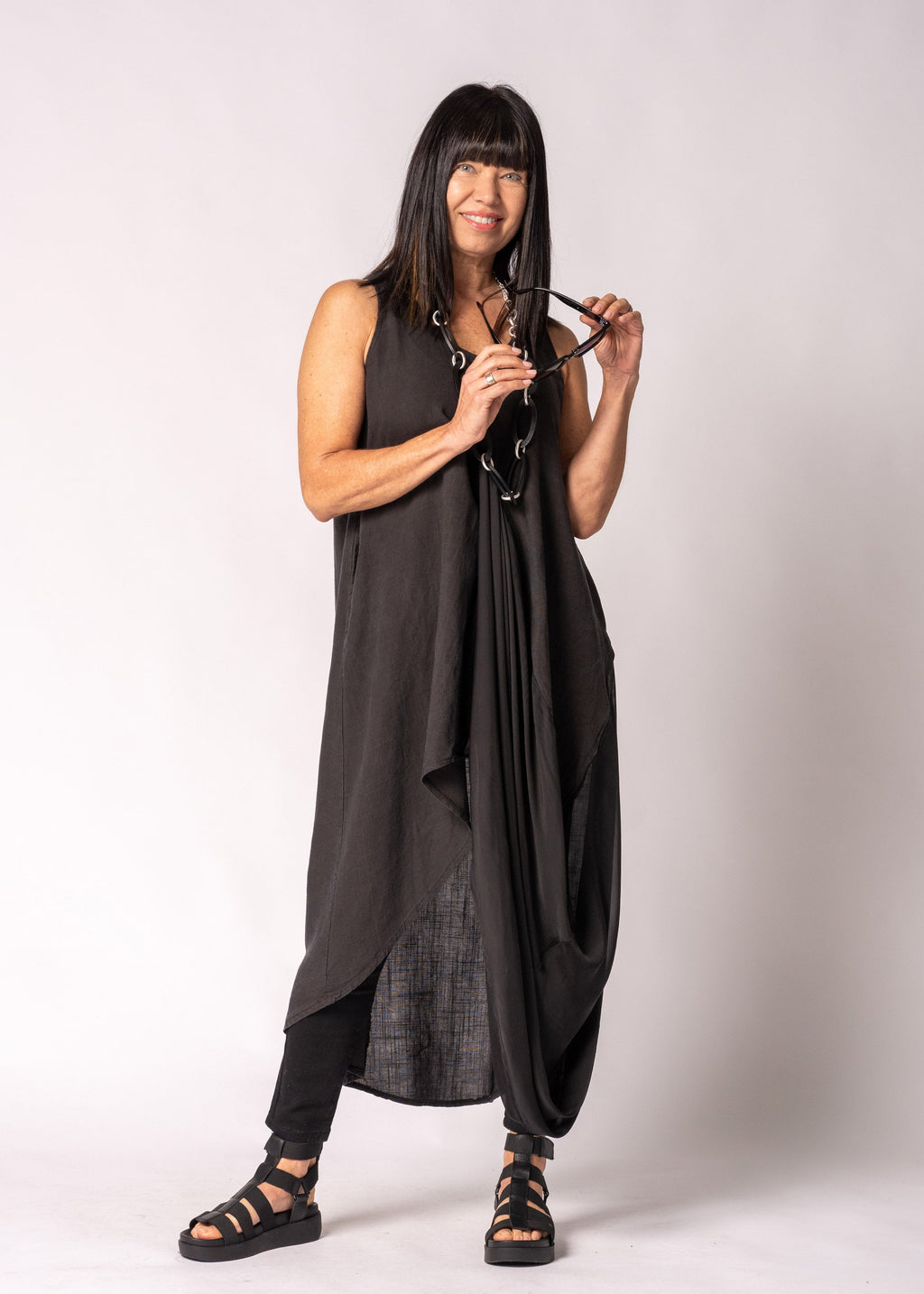 Mirabella Dress in Onyx