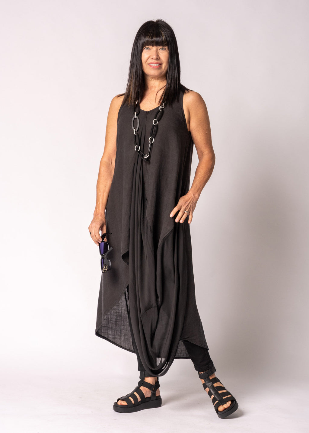 Mirabella Dress in Onyx