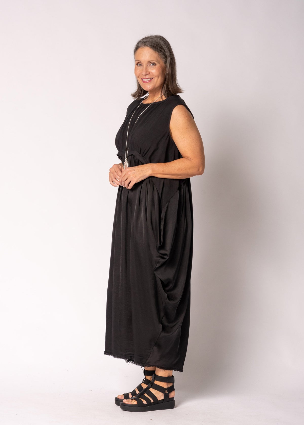 Aritza Dress in Onyx