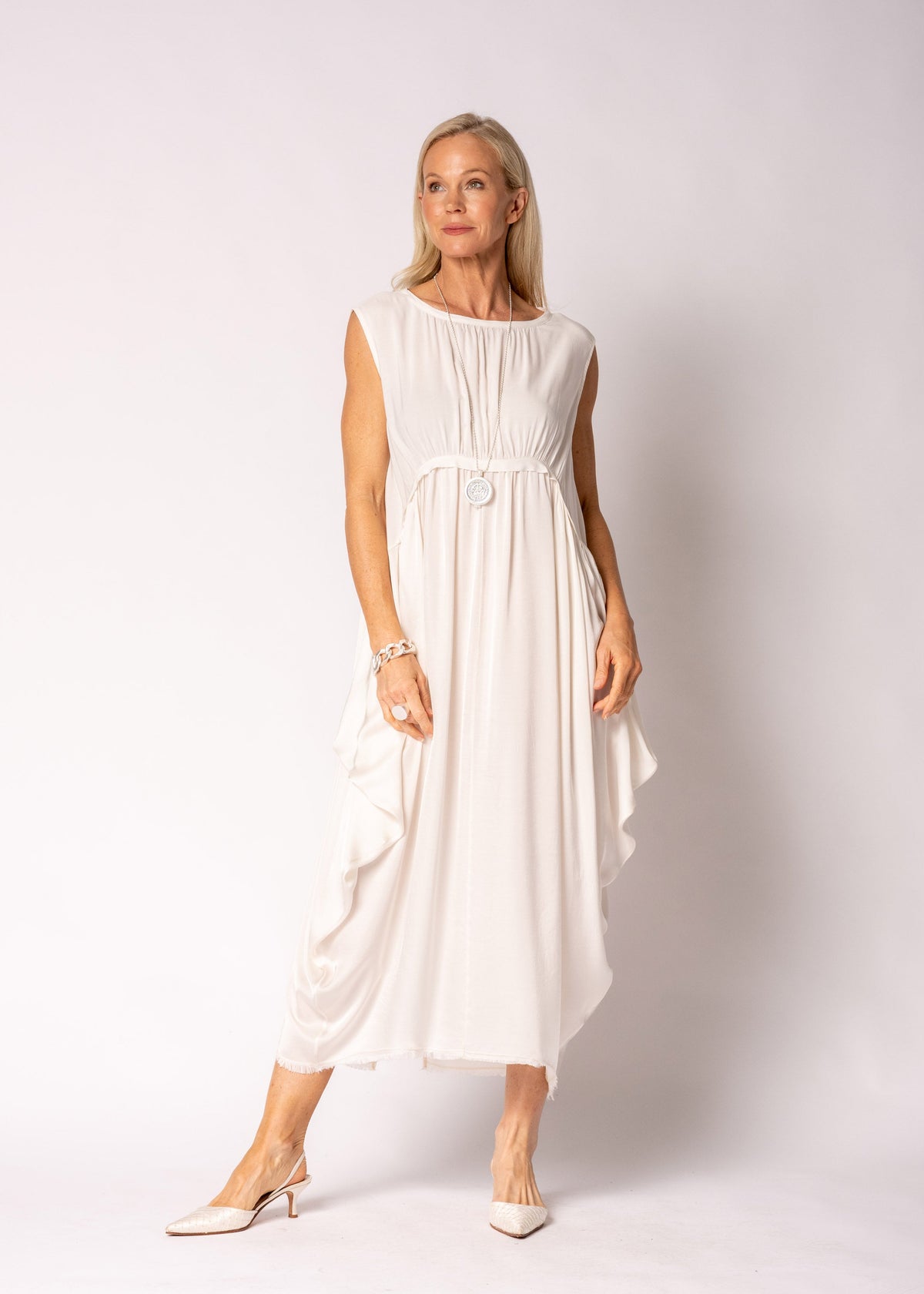 Aritza Dress in Cream