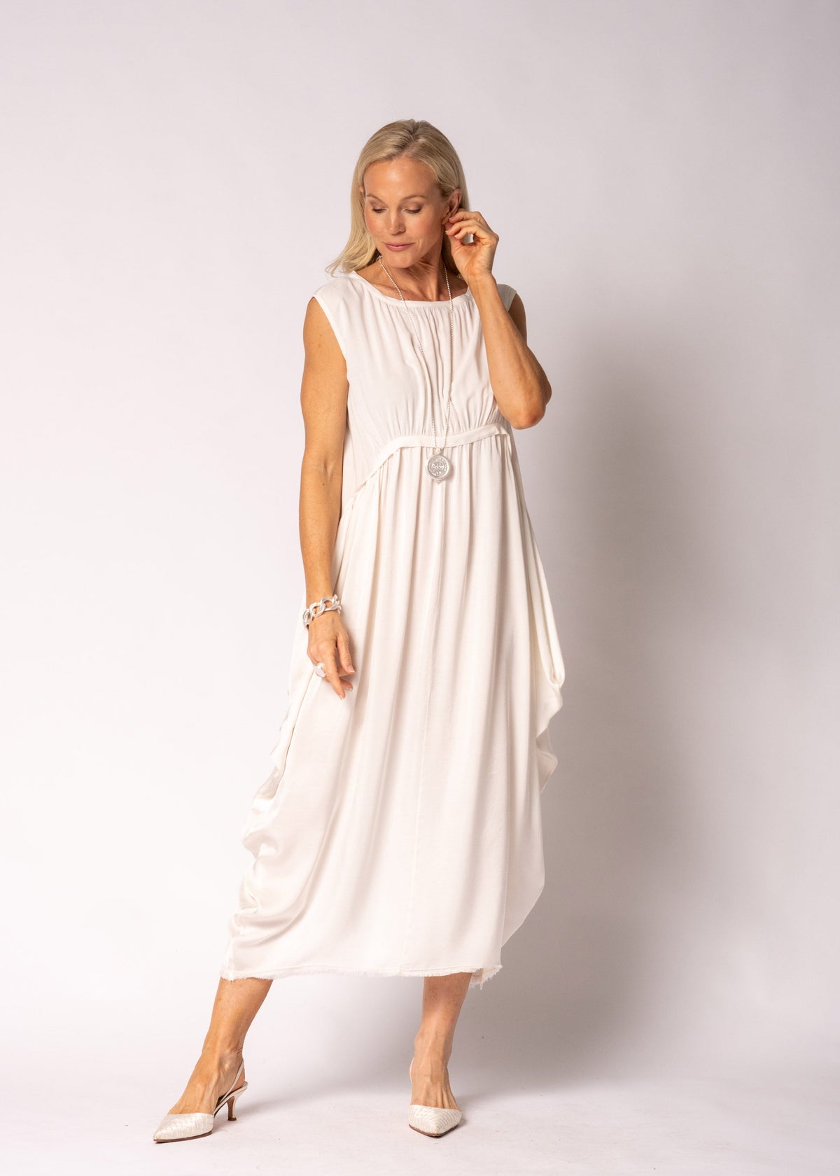 Aritza Dress in Cream
