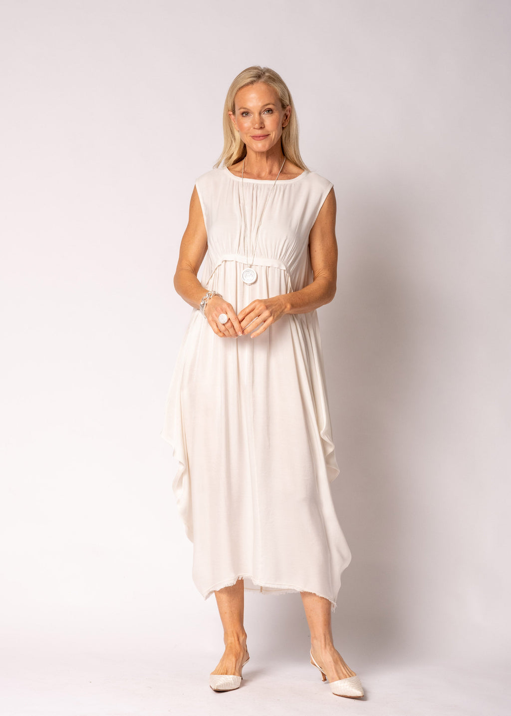 Aritza Dress in Cream