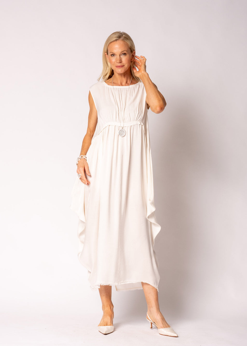 Aritza Dress in Cream