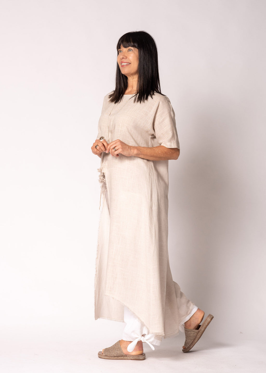 Alara Top in Antique Beige