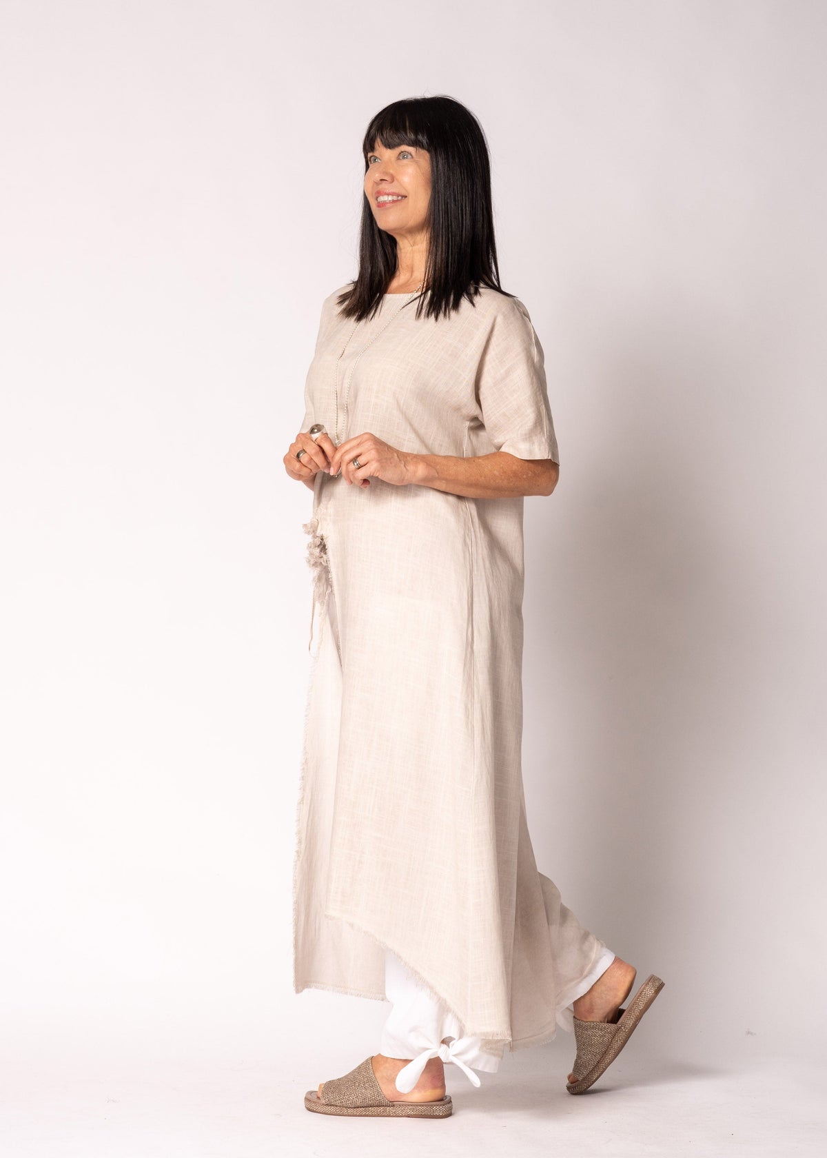 Alara Top in Antique Beige