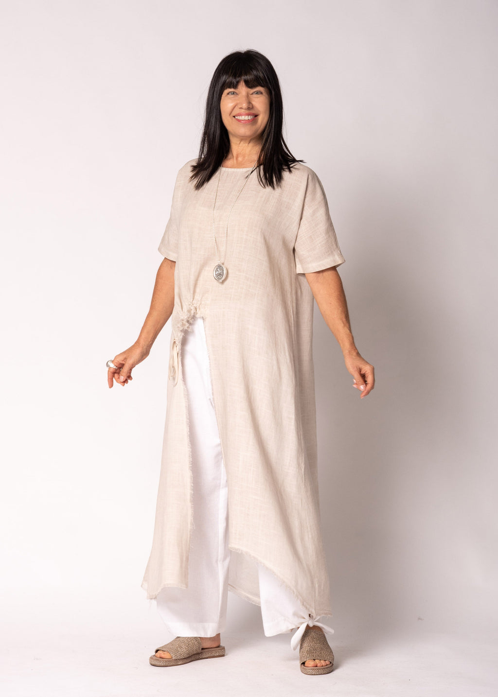 Alara Top in Antique Beige