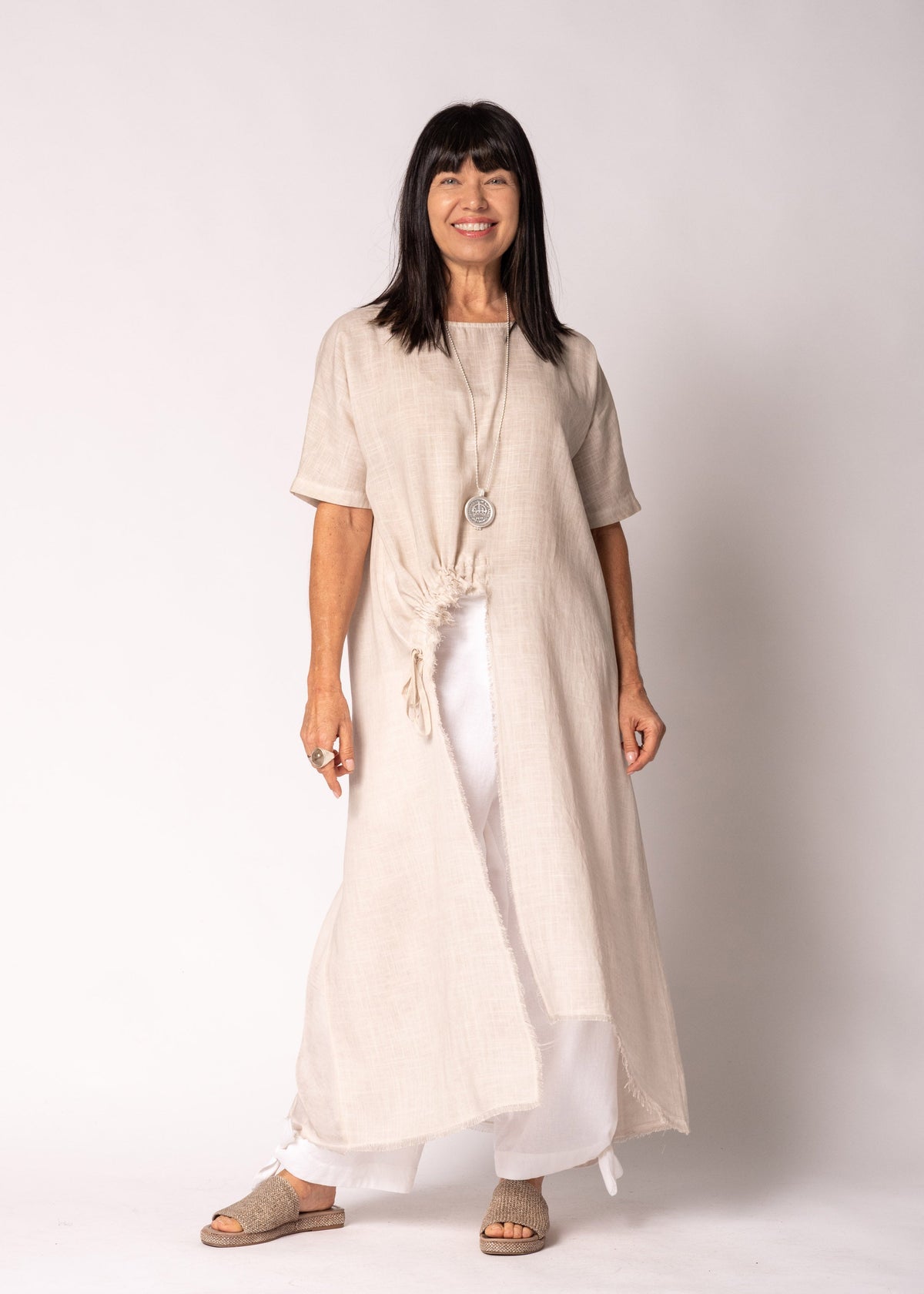 Alara Top in Antique Beige