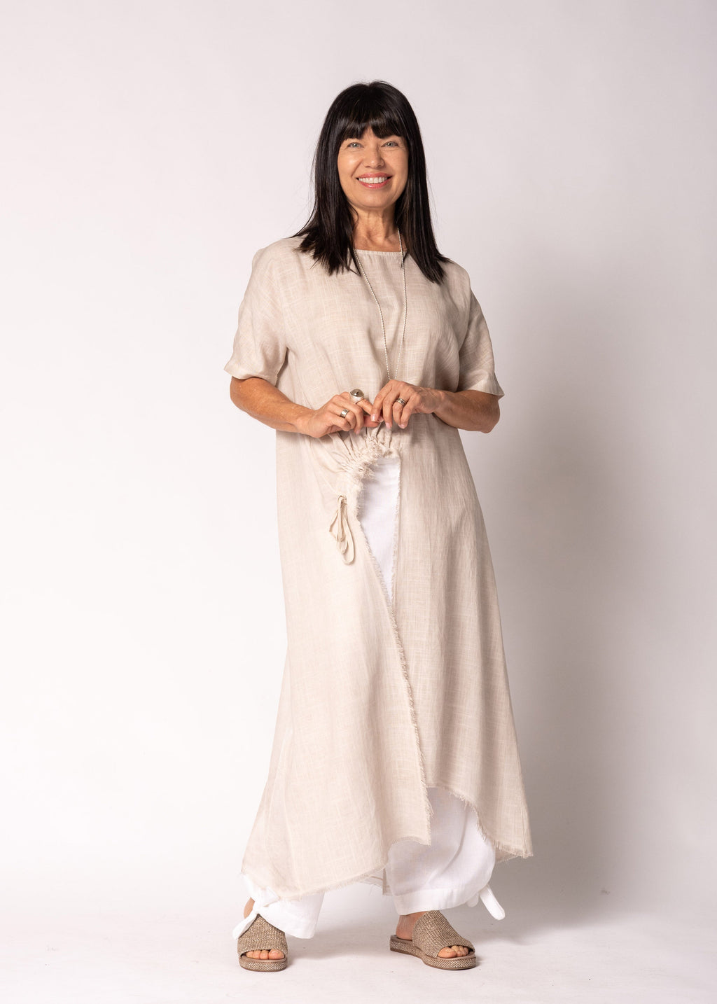 Alara Top in Antique Beige