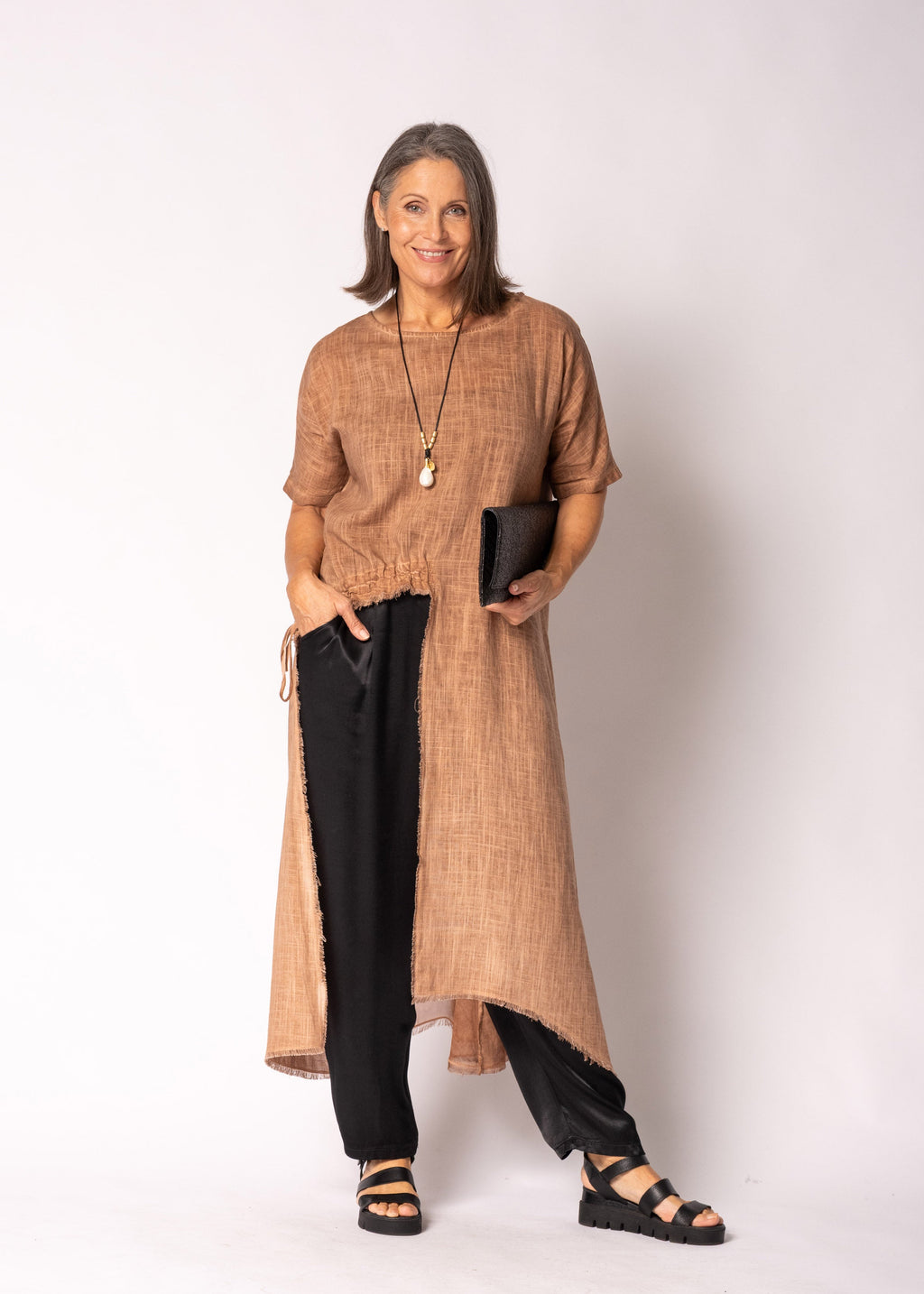 Alara Top in Burnt Toffee