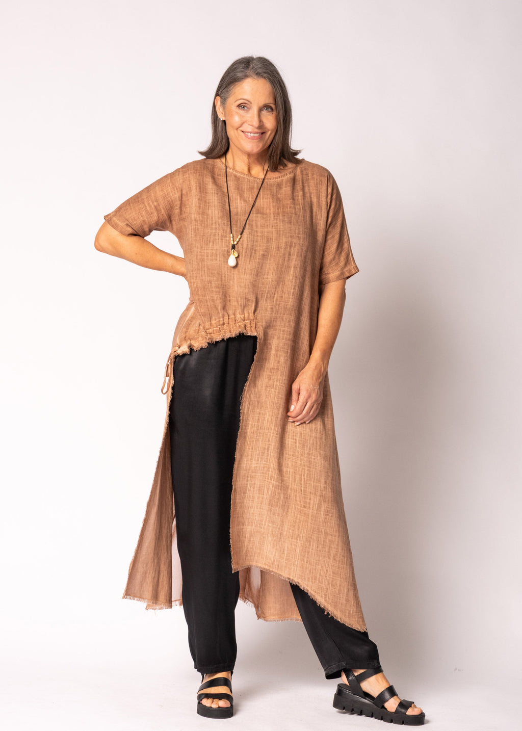 Alara Top in Burnt Toffee