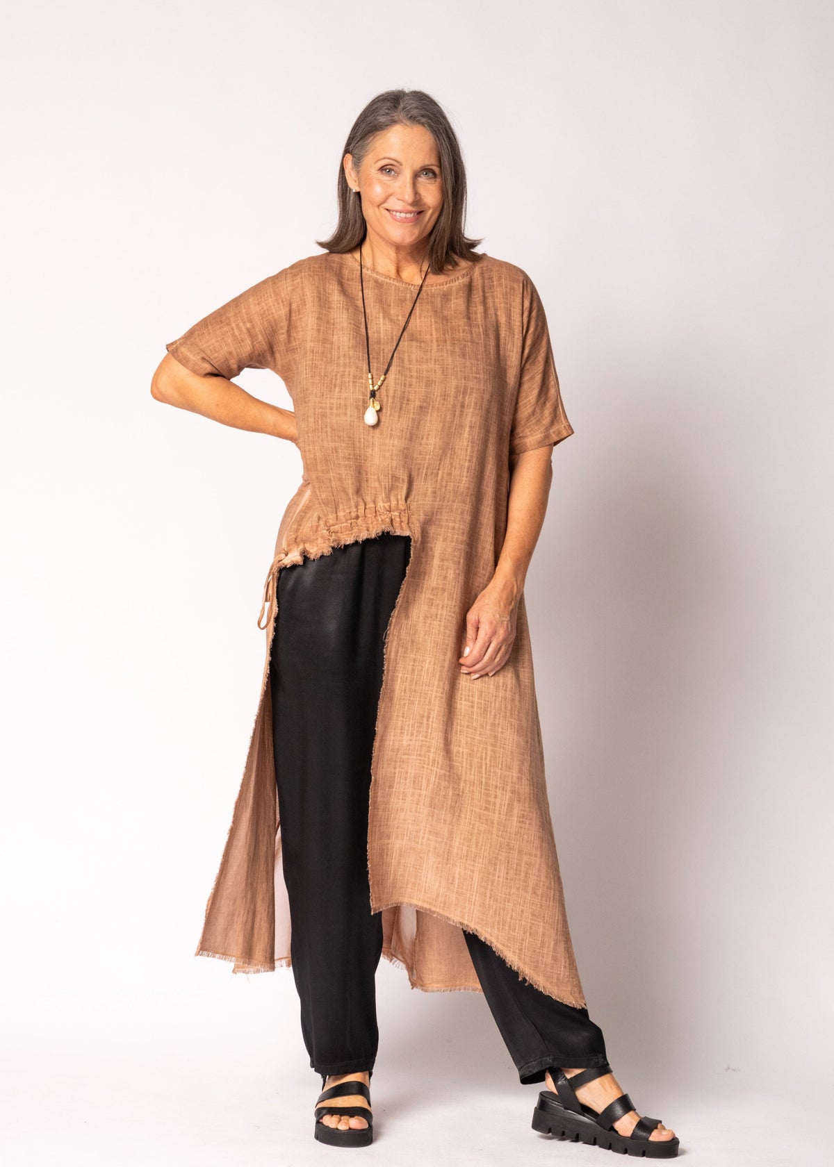 Alara Top in Burnt Toffee