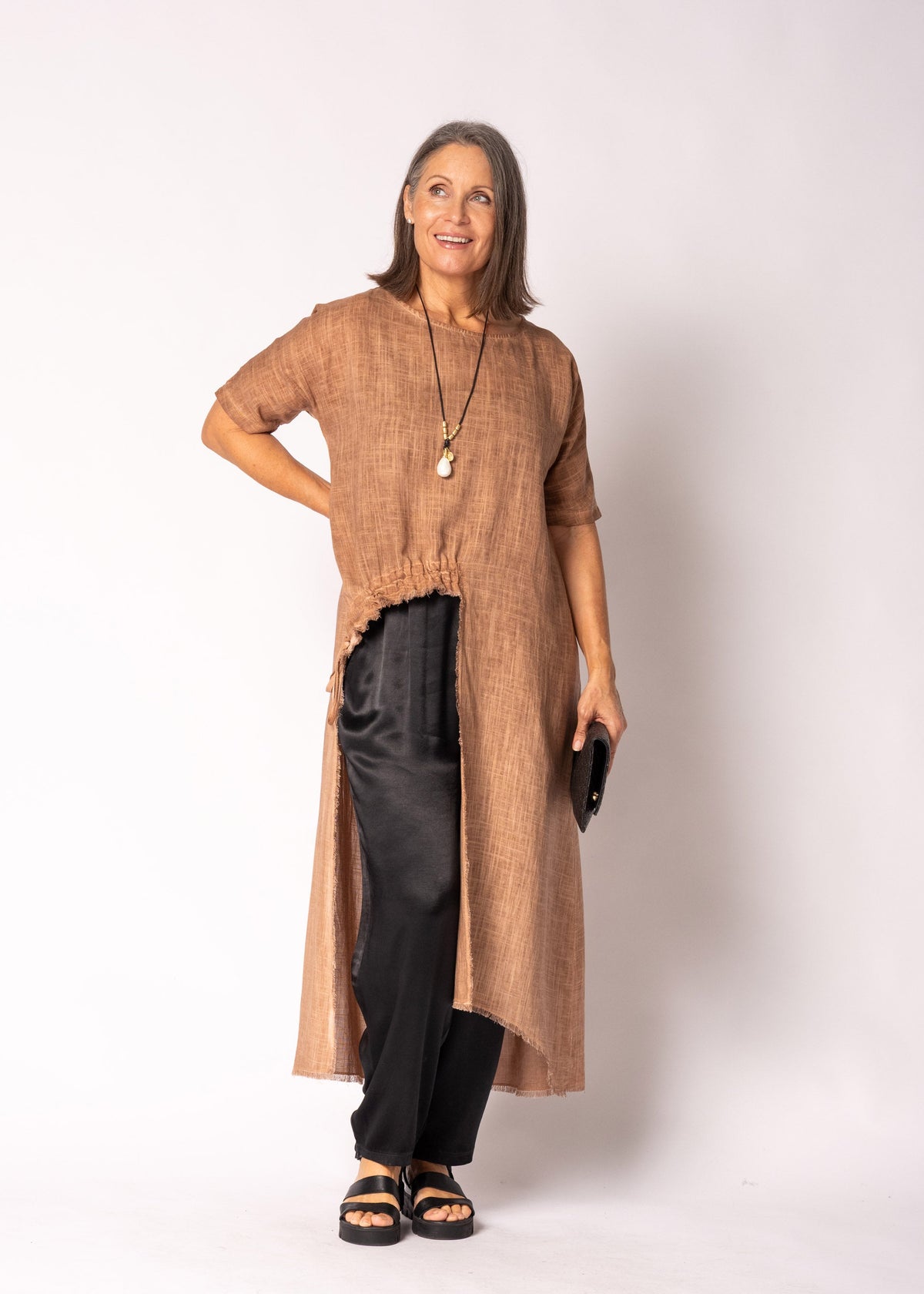 Alara Top in Burnt Toffee