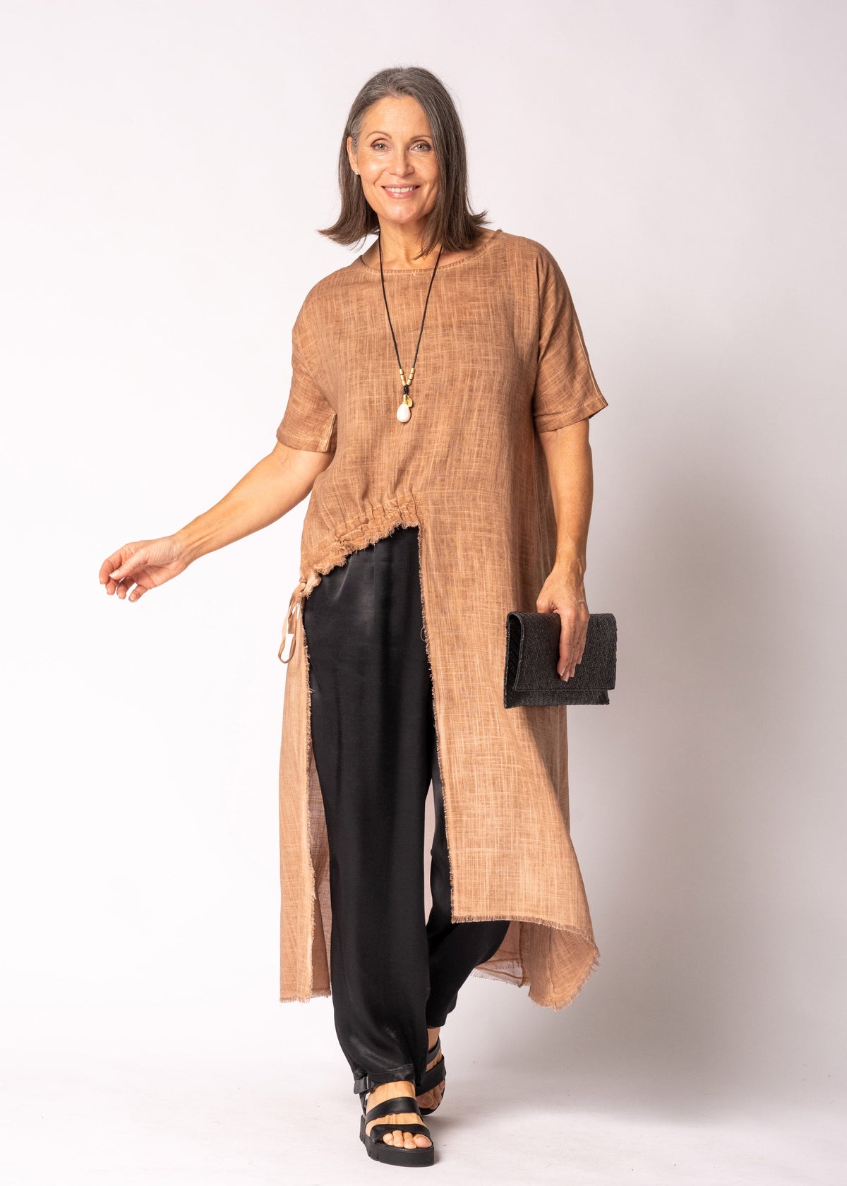 Alara Top in Burnt Toffee