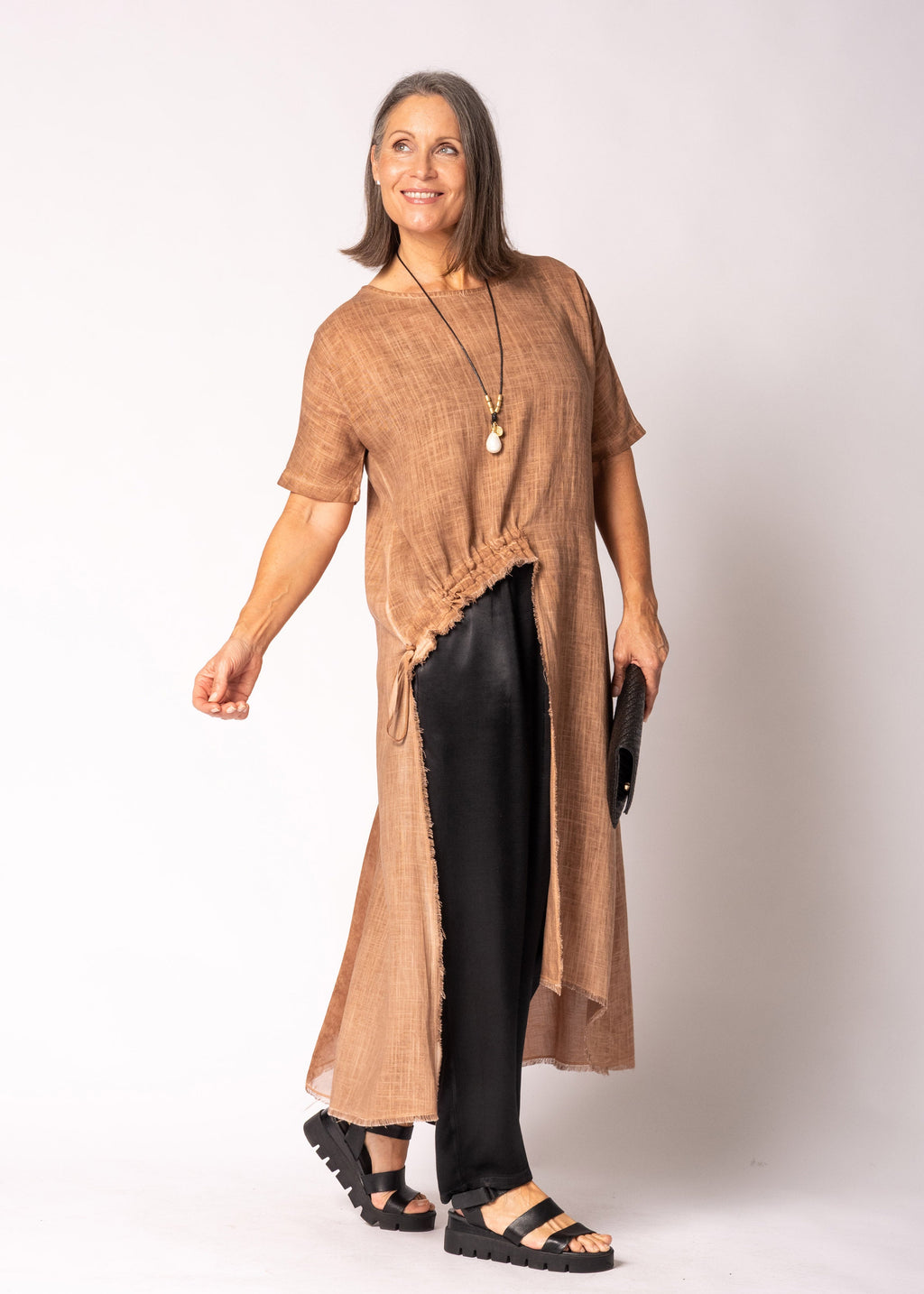 Alara Top in Burnt Toffee