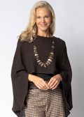 Valetta Linen Top in Chocolate Truffle