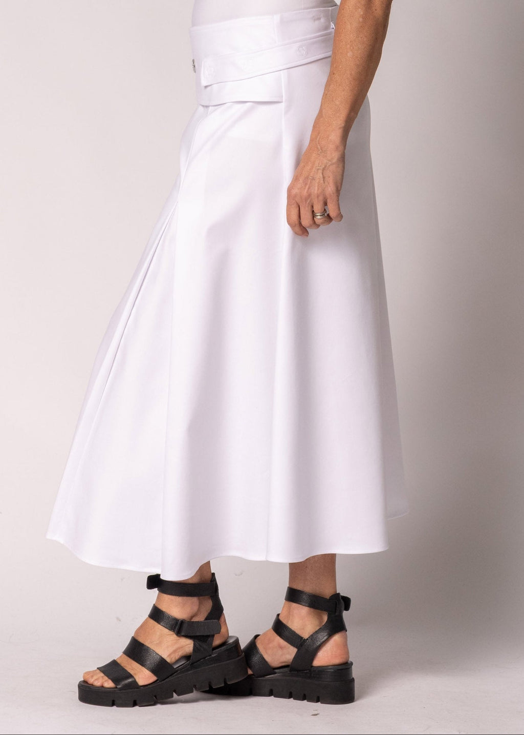 Geneva Skirt in White