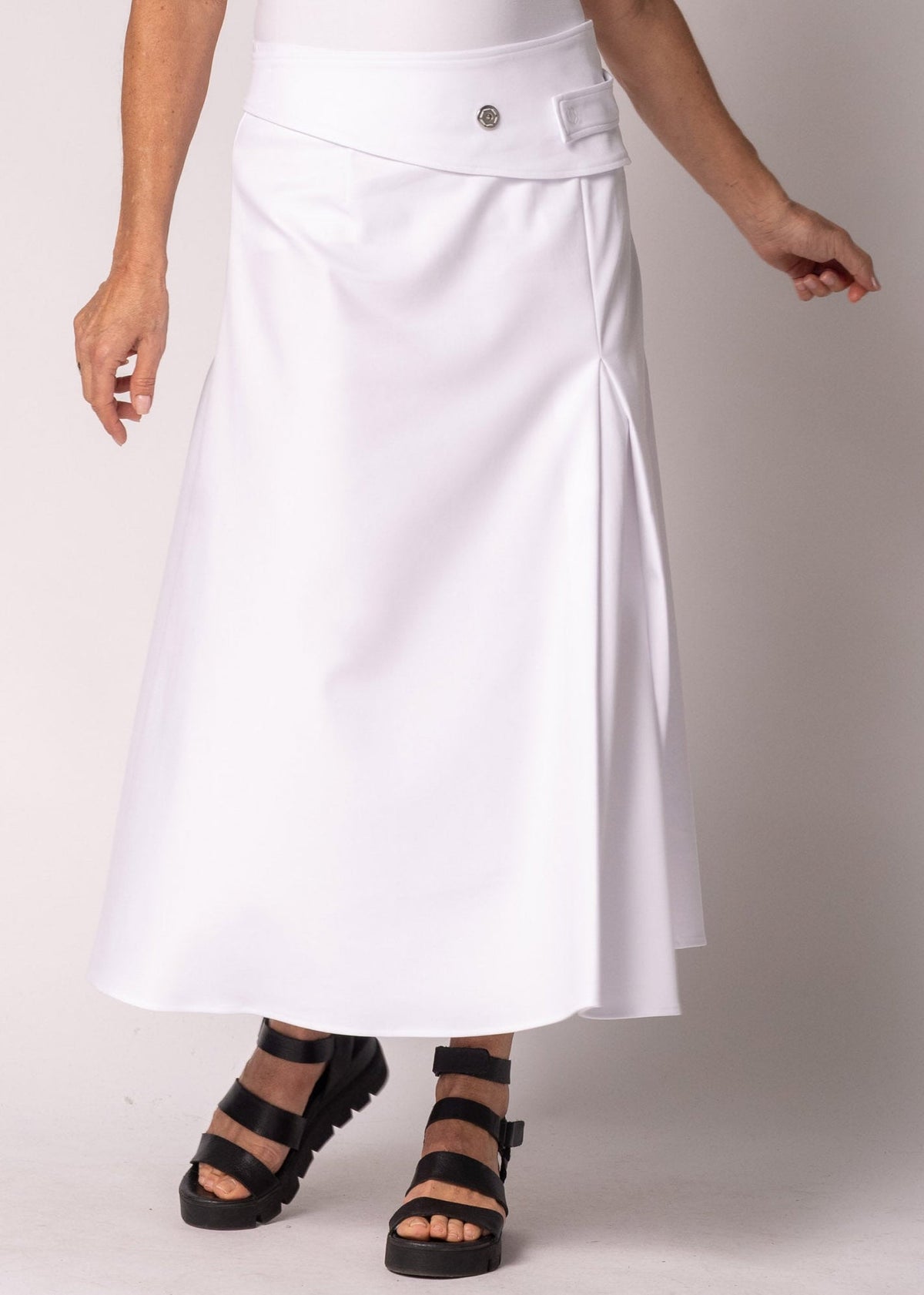 Geneva Skirt in White
