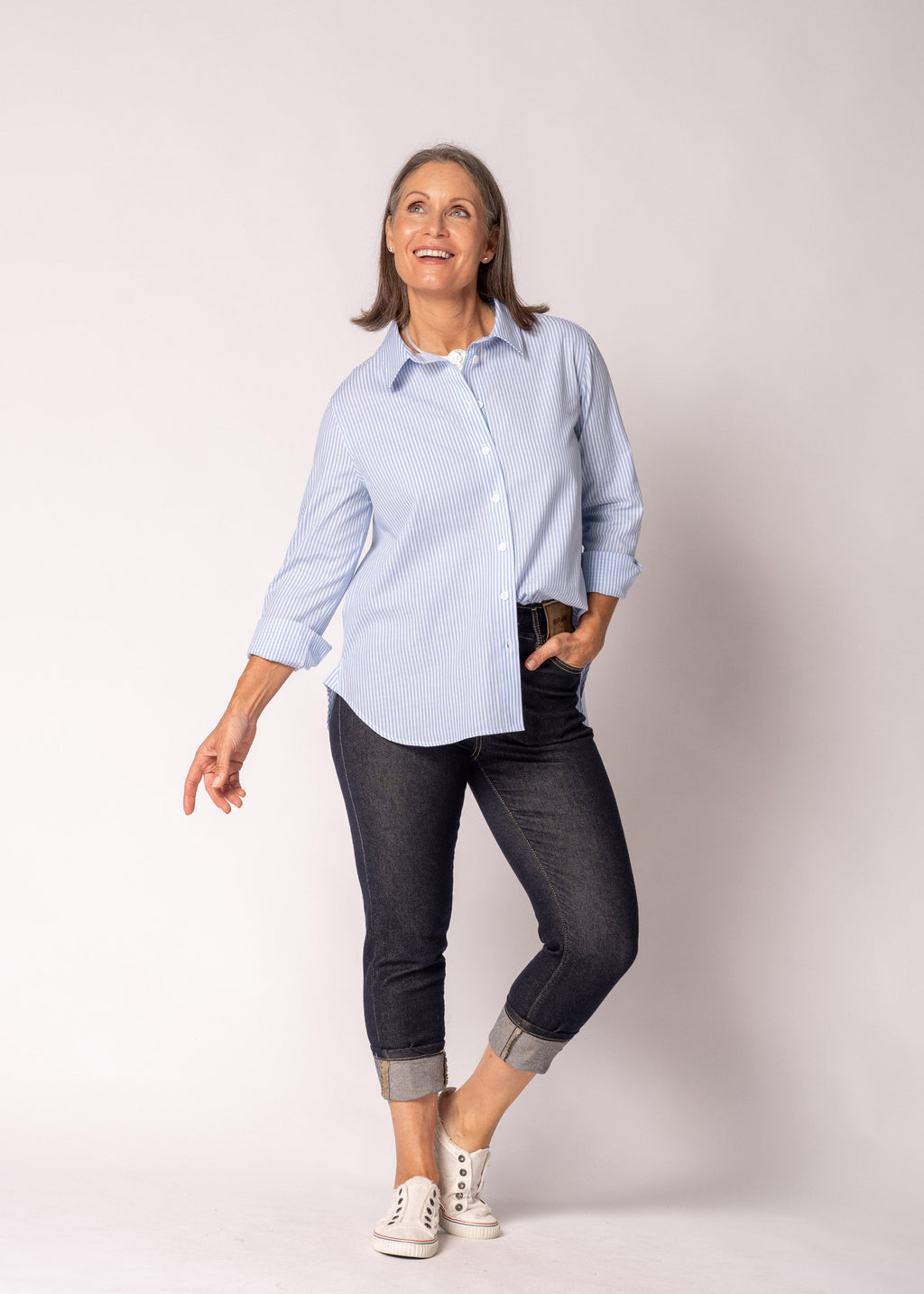 Hadley Top in Baby Blue