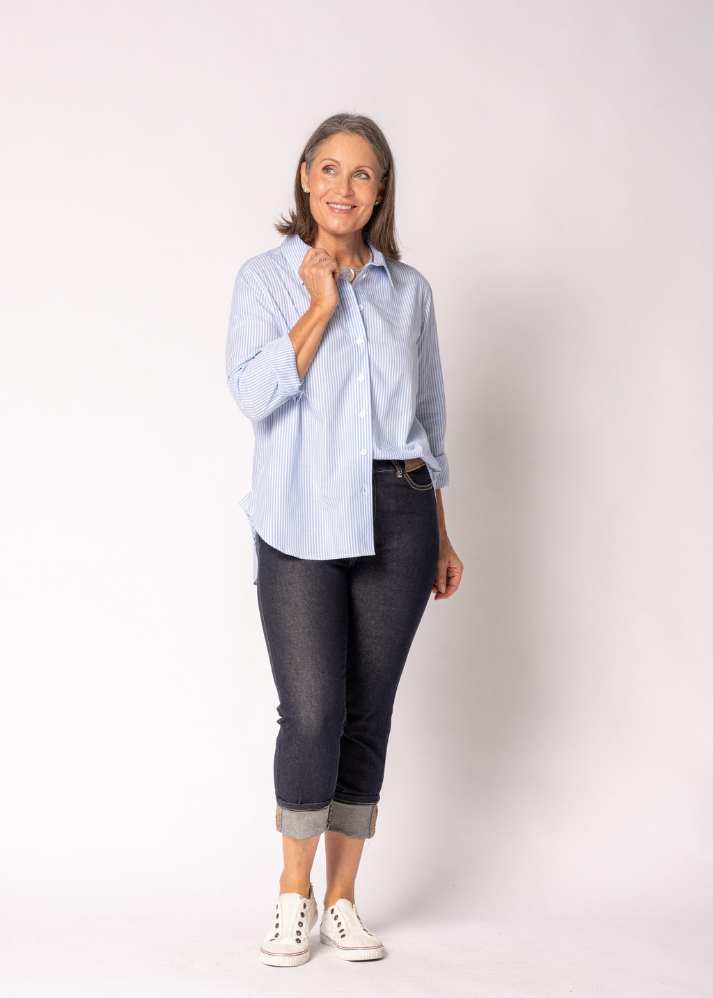 Hadley Top in Baby Blue