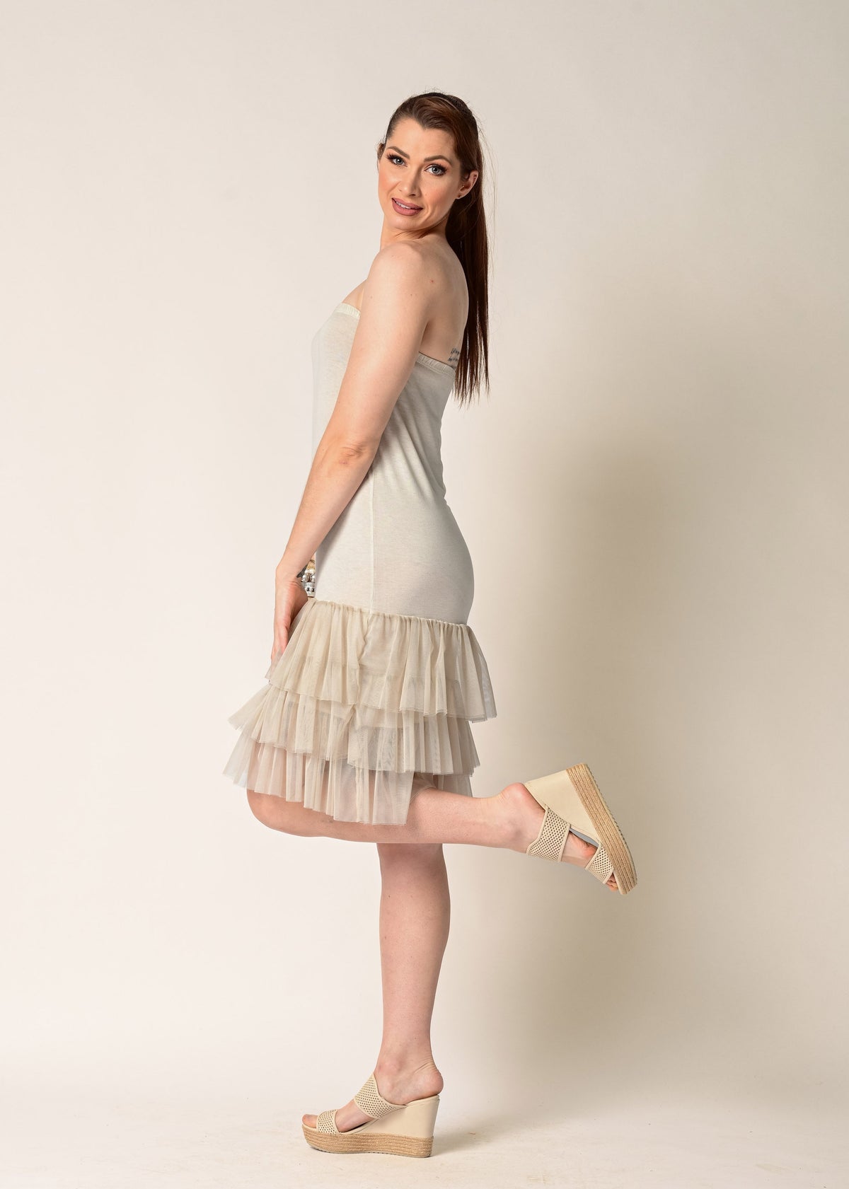 Kelsie Skirt in Latte