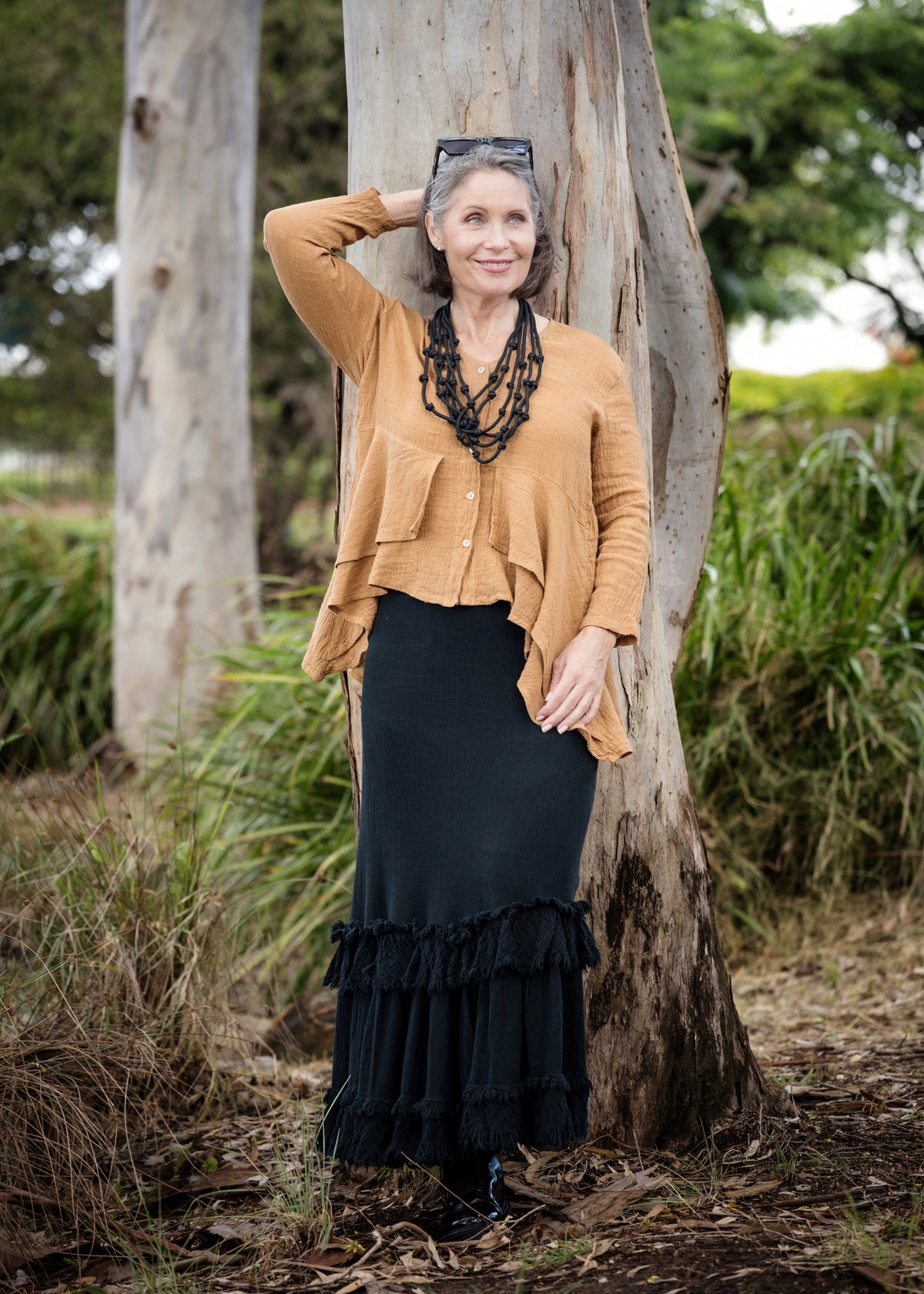 Dayma Skirt in Onyx