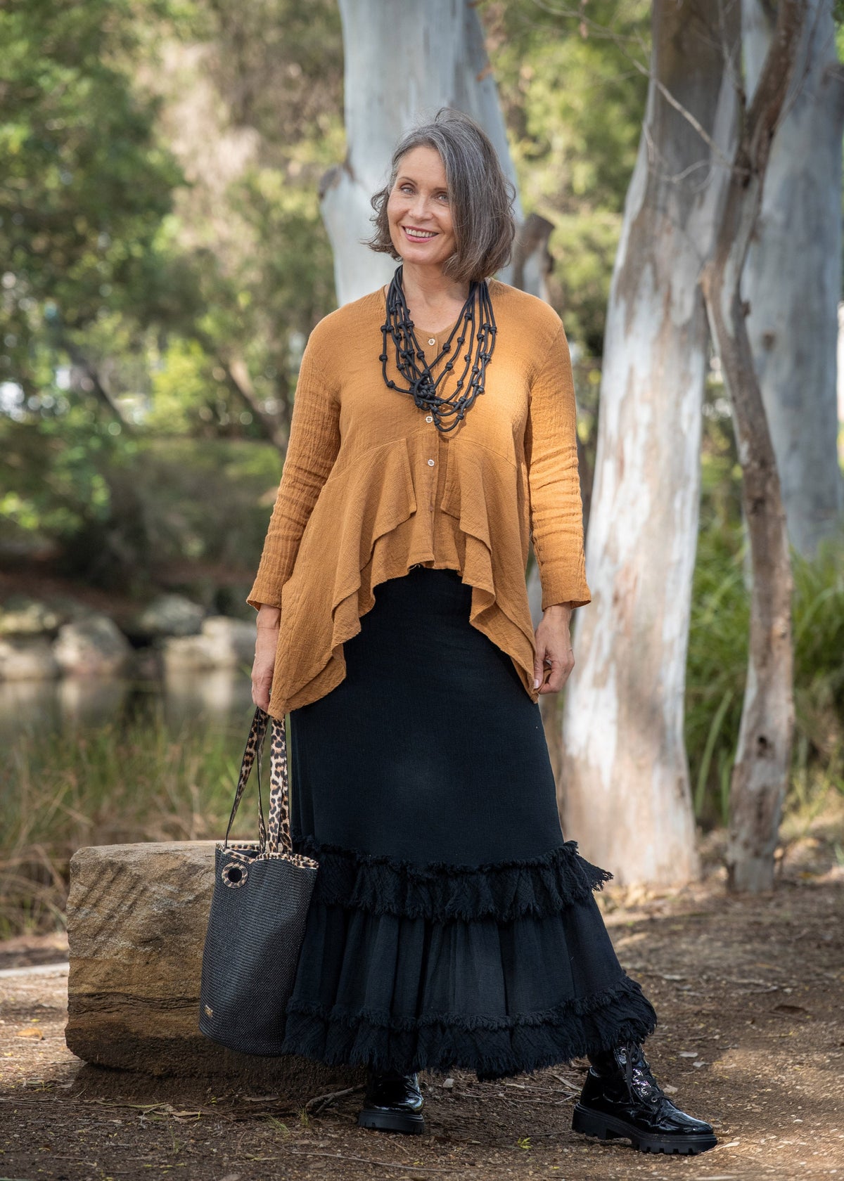 Dayma Skirt in Onyx