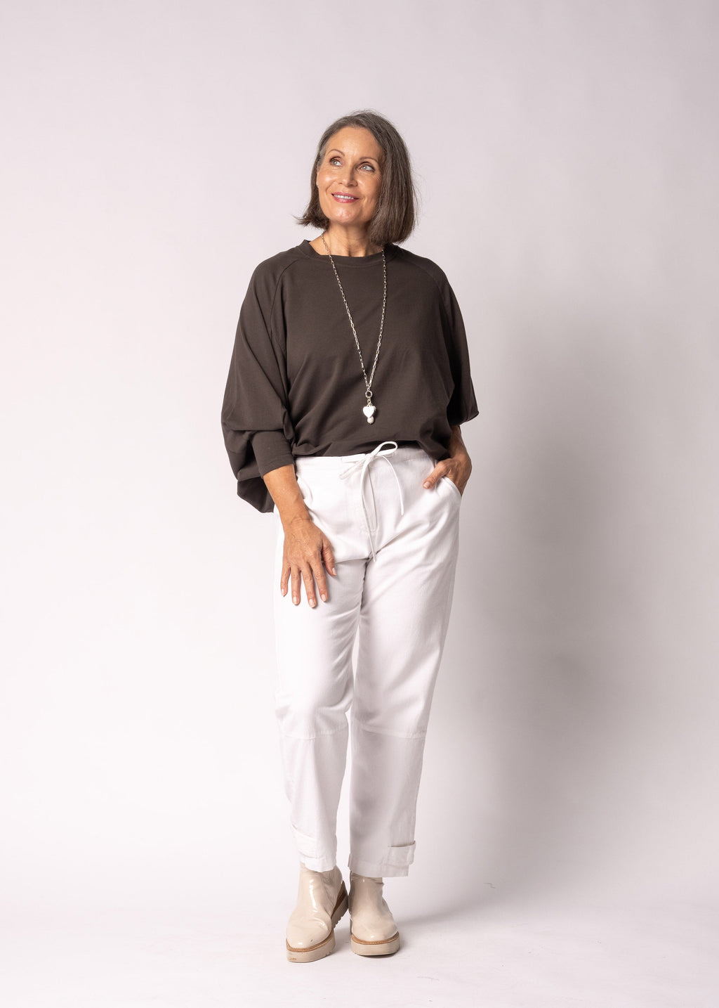 Meliora Top in Chocolate Truffle
