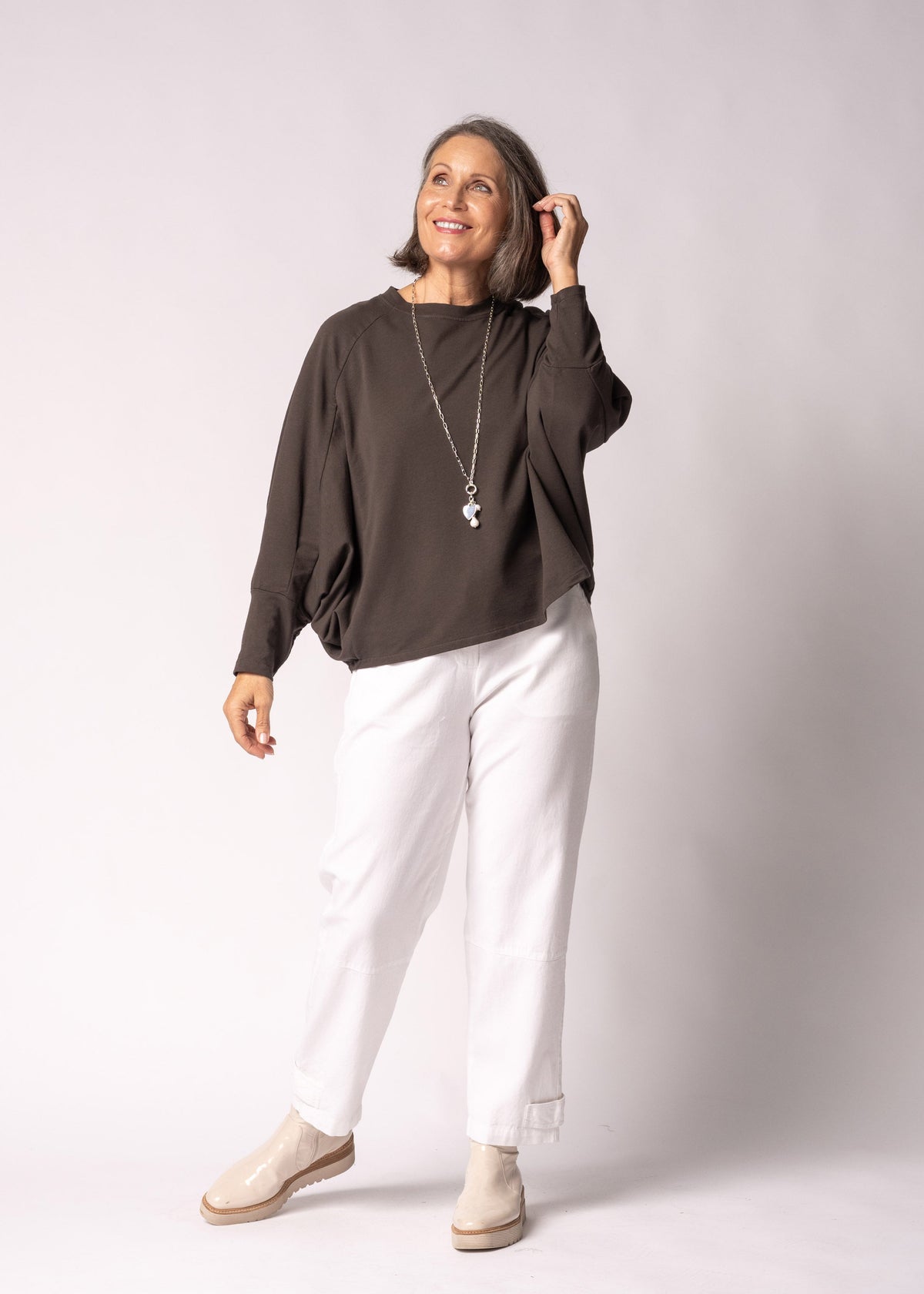 Meliora Top in Chocolate Truffle