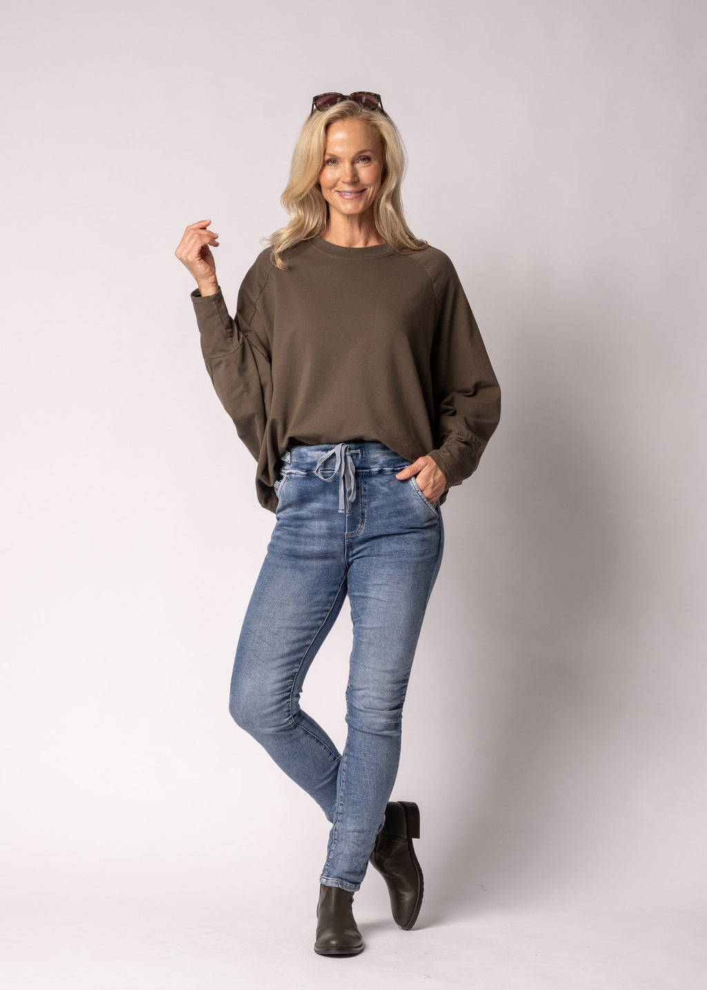 Sable Pants in Jeans Blue