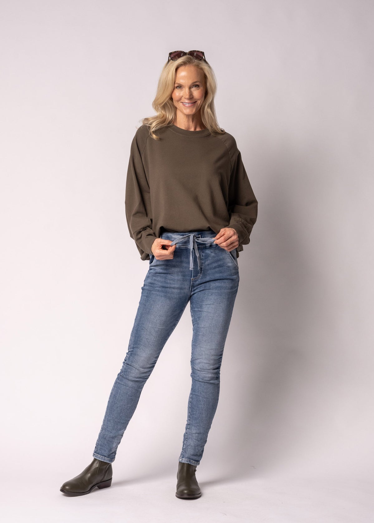 Sable Pants in Jeans Blue