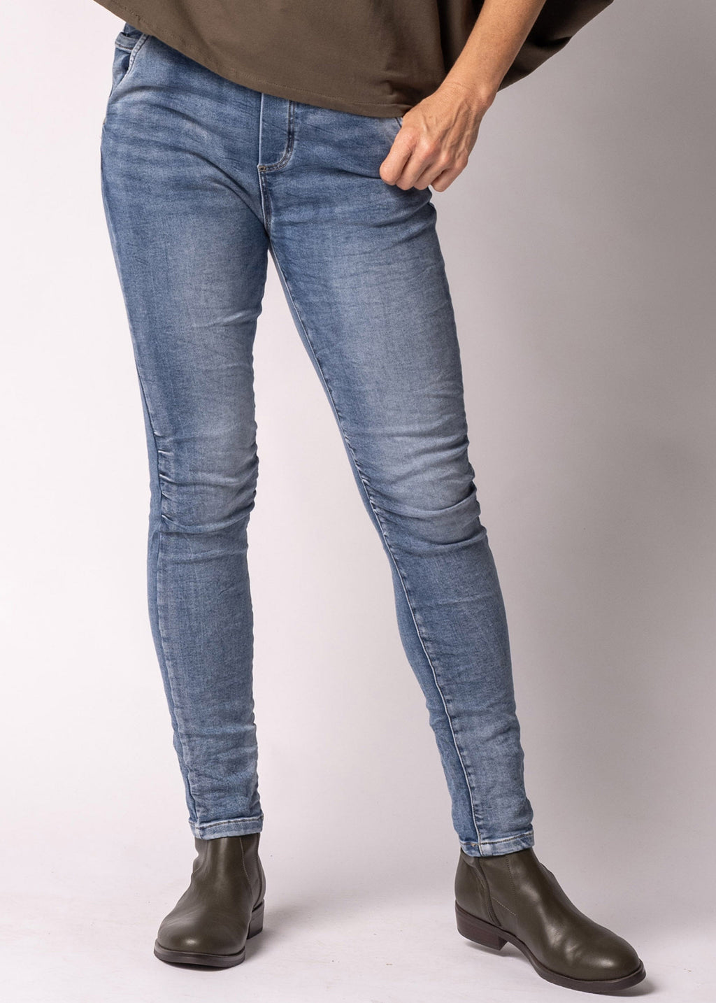 Sable Pants in Jeans Blue