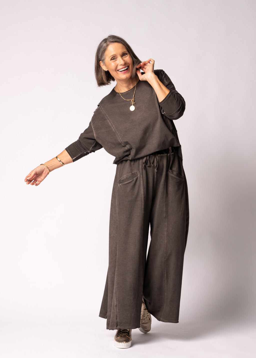Novelia Pants in Chocolate Truffle