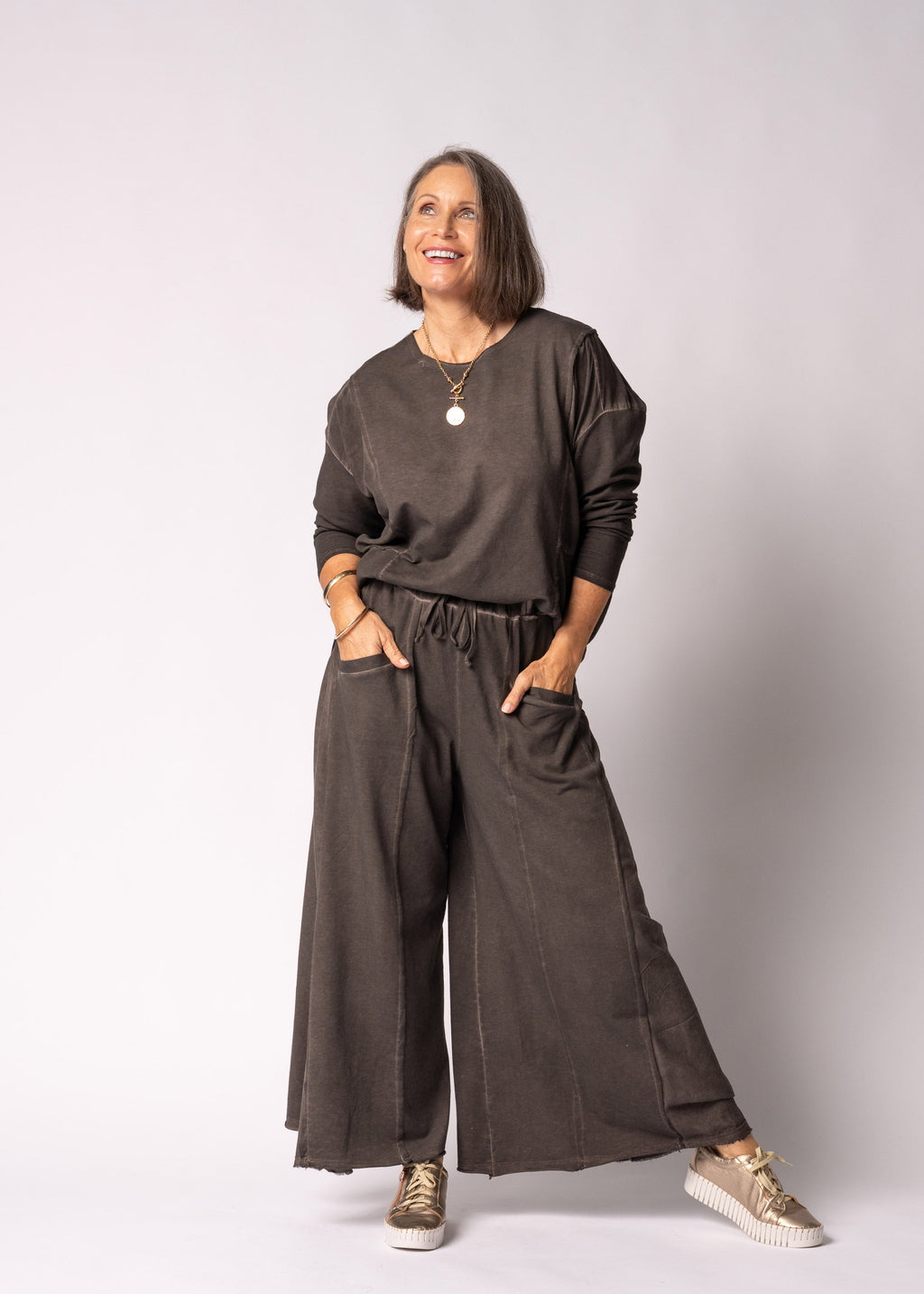 Novelia Pants in Chocolate Truffle