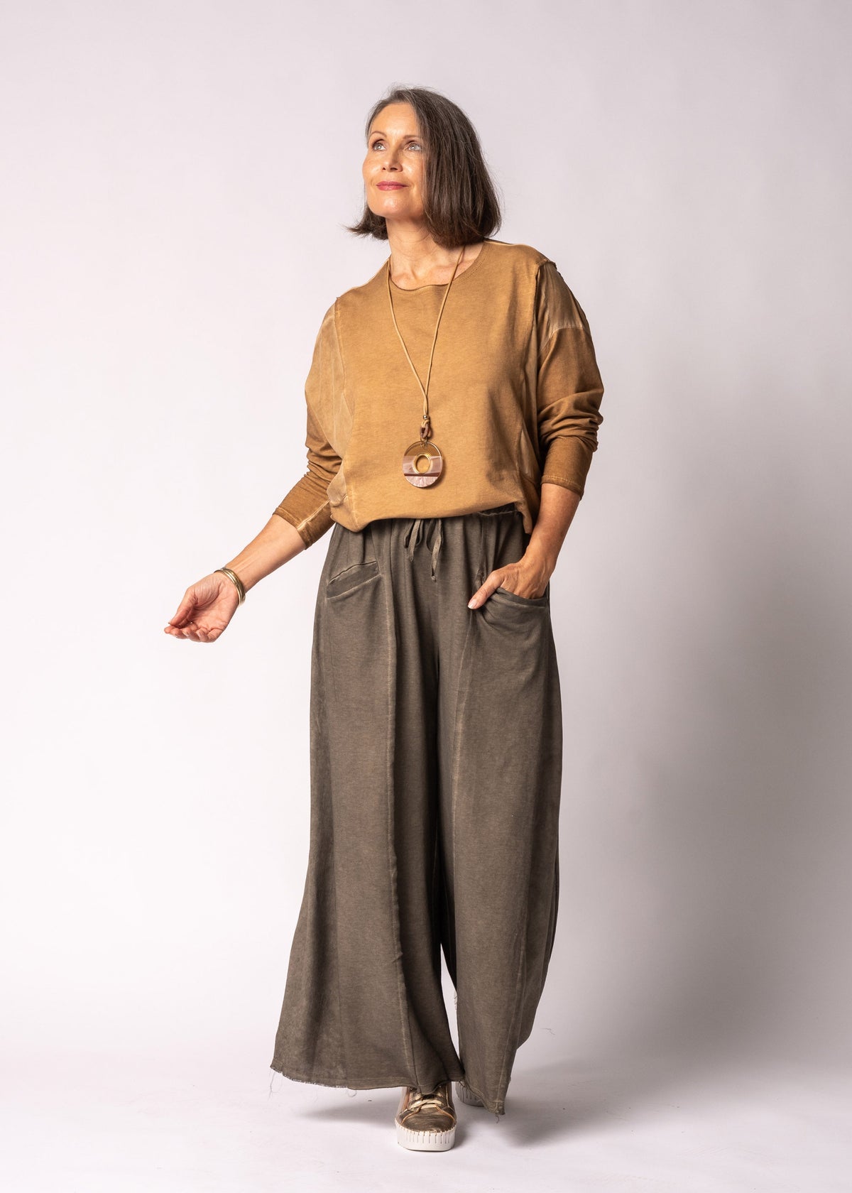 Verona Top in Sahara Sand